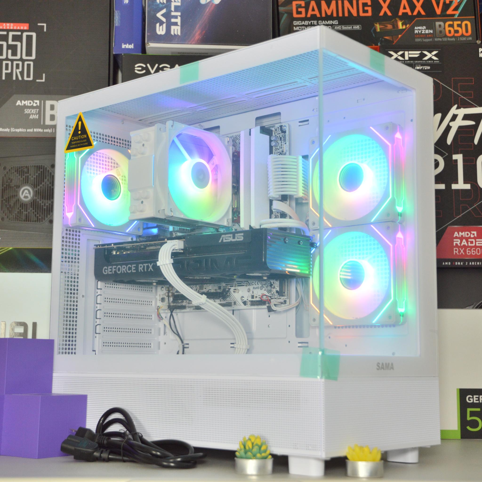 ⚪⚪ | RTX 5060Ti 8GB| RYZEN 5 8400F | 16 GB DDR5 RAM | 1TB NVME SSD | WhiteOut |