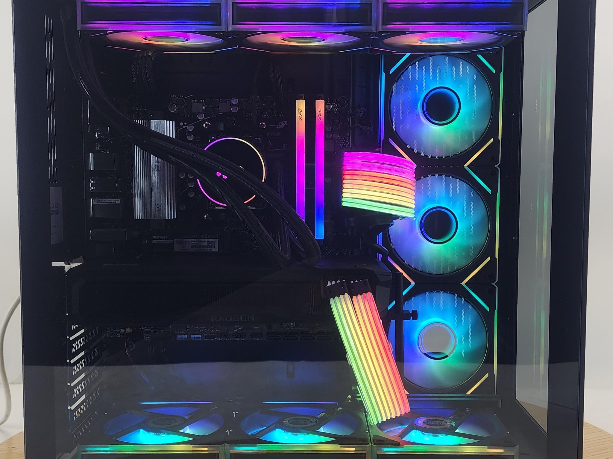 Gaming PC Ryzen 7 7800X3D 32GB RAM 2TB SSD RX 7900 XT 20GB Windows 11 Computer
