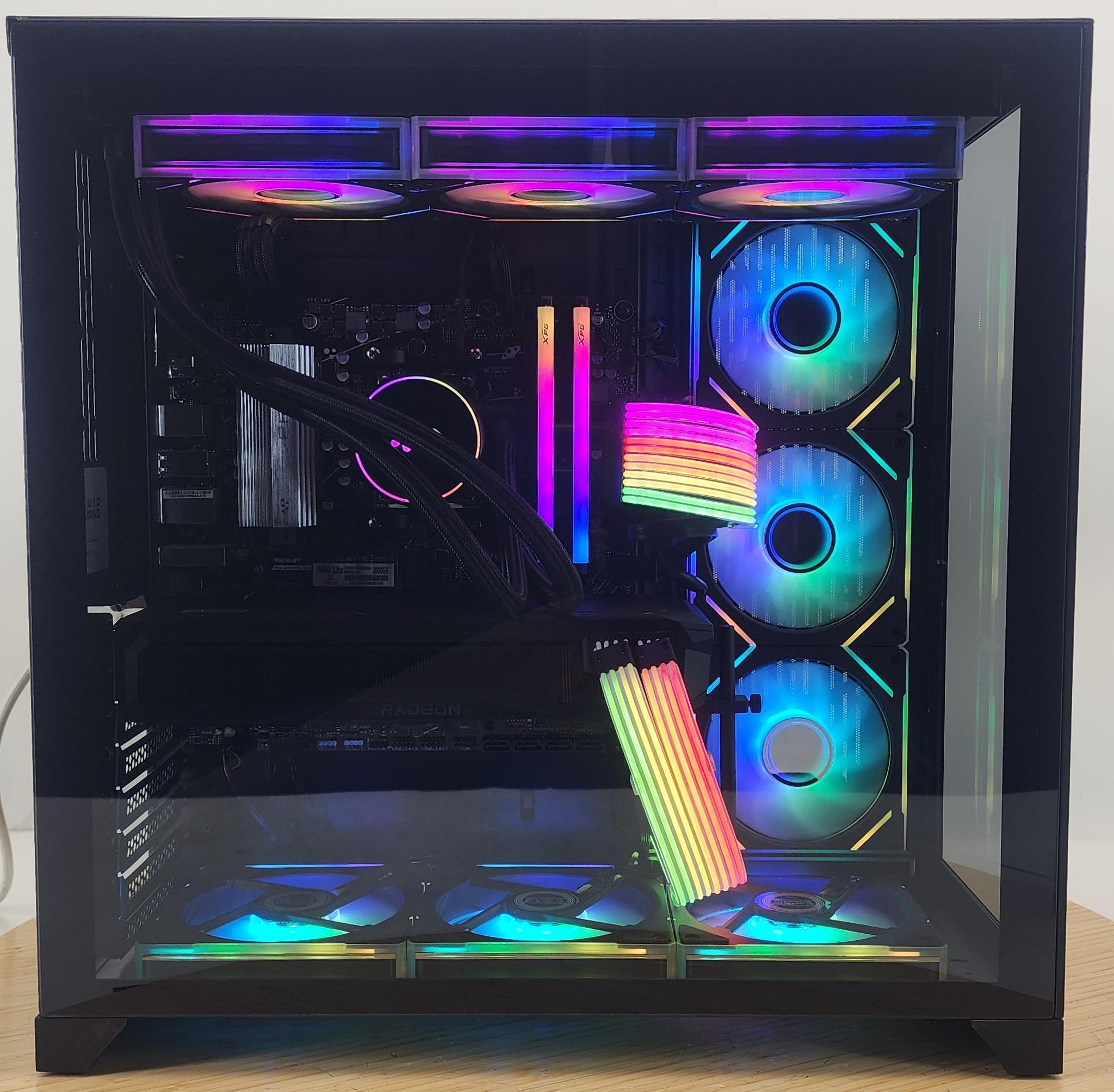 Gaming PC Ryzen 7 7800X3D 32GB RAM 2TB SSD RX 7900 XT 20GB Windows 11 Computer