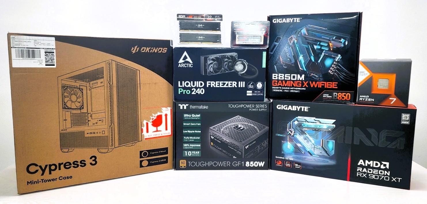 ALL NEW Wood - NO RGB Gaming PC BEAST!!!   7800X3D/RX 9070XT/32GB/2TB - READ DESCRIPTION!!!