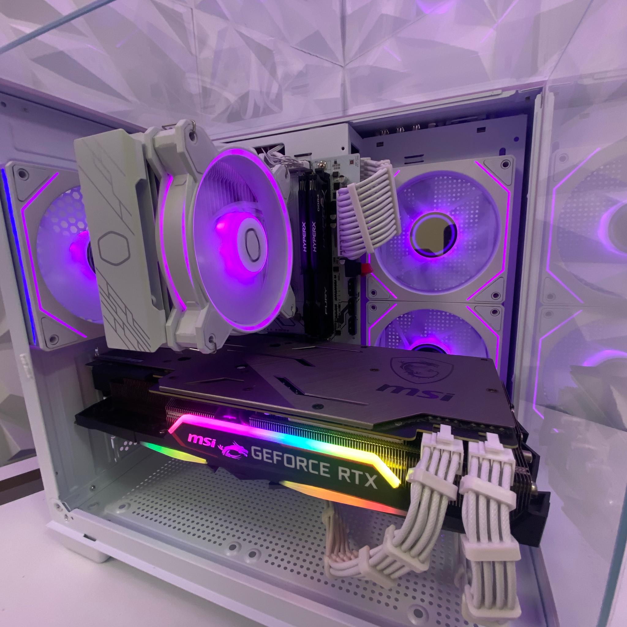 🎅🎅 White Elite Build – Ryzen 5 3600 + RTX 2080 8GB | 1080p/1440p High FPS Ready