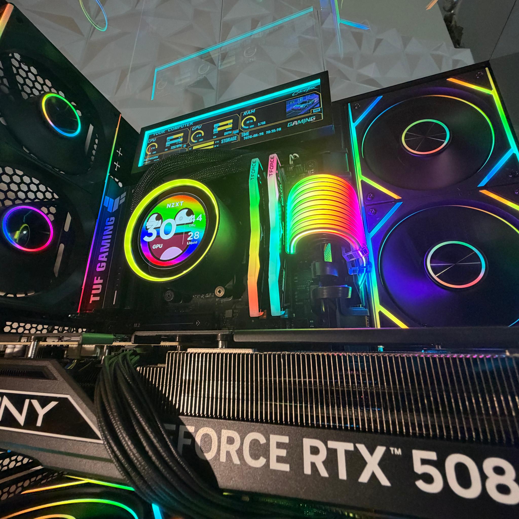 ⚫ Ryzen 7 9800X3D | RTX 5080 | 32GB DDR5 | 2TB 990 Pro | Windows 11 Pro "VISION PHANTOM" ⚫