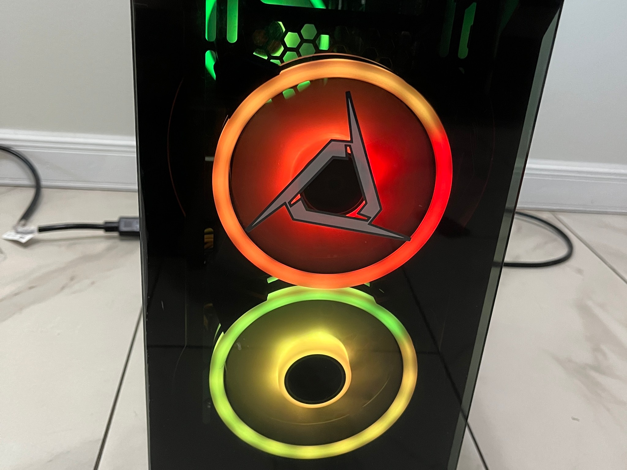 NVIDIA RTX 2070, Intel Core i5-9400, 16GB RAM, 1.2TB Storage, Gaming PC w/ Wi-Fi, BT & RGB Remote