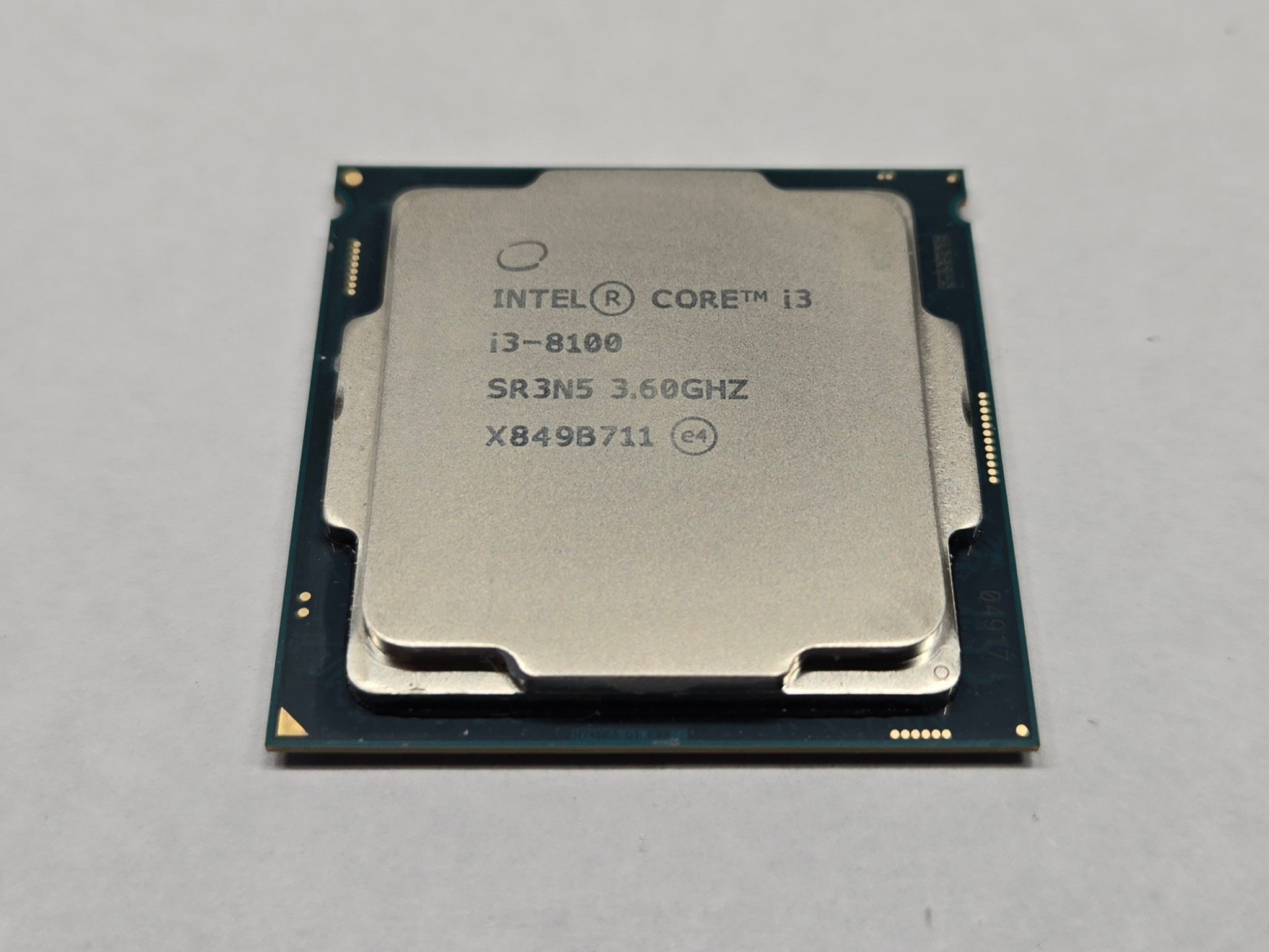 Intel Core i3-8100 Desktop Processor (3.60GHz, LGA 1151)