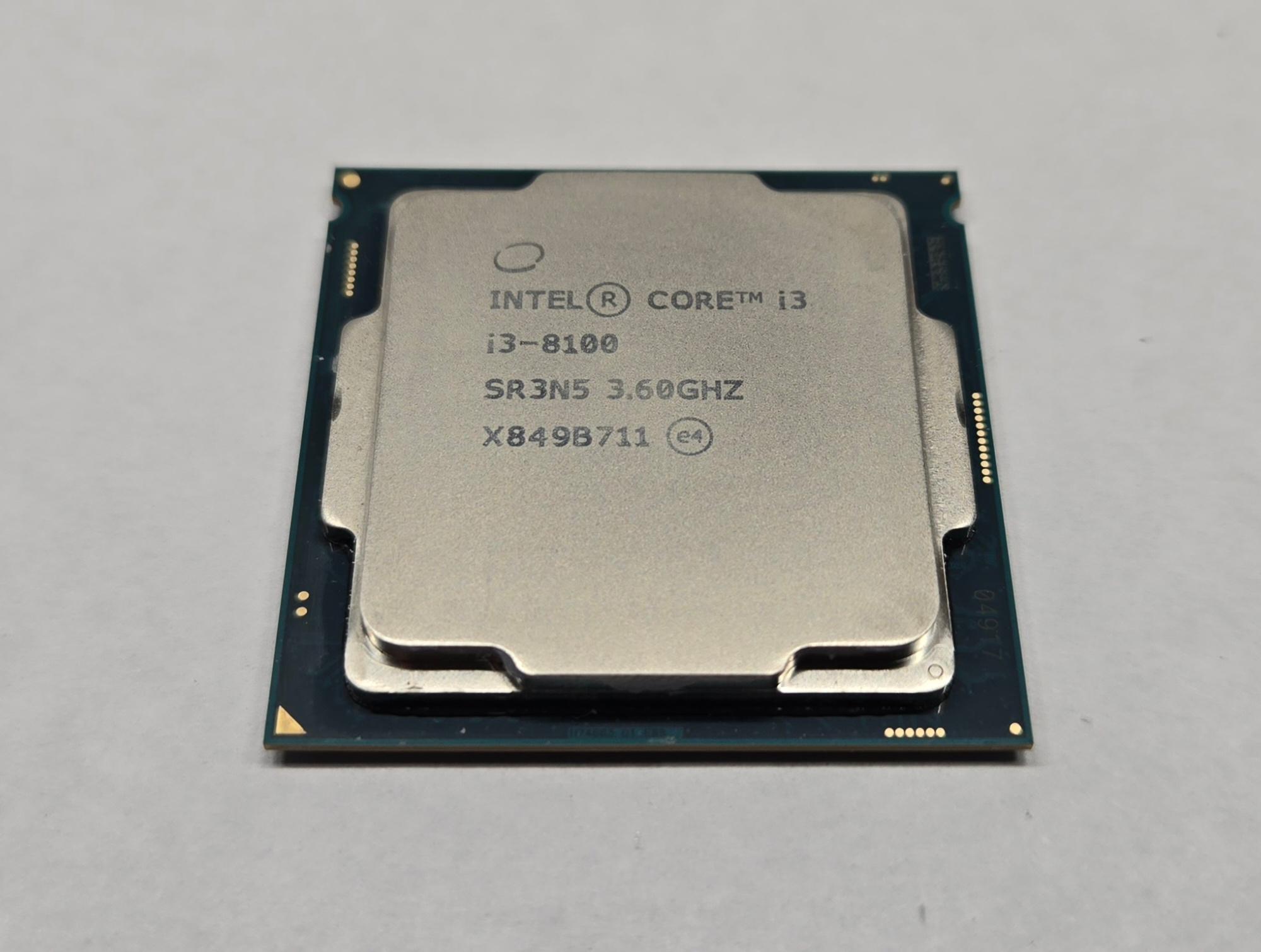 Intel Core i3-8100 Desktop Processor (3.60GHz, LGA 1151)