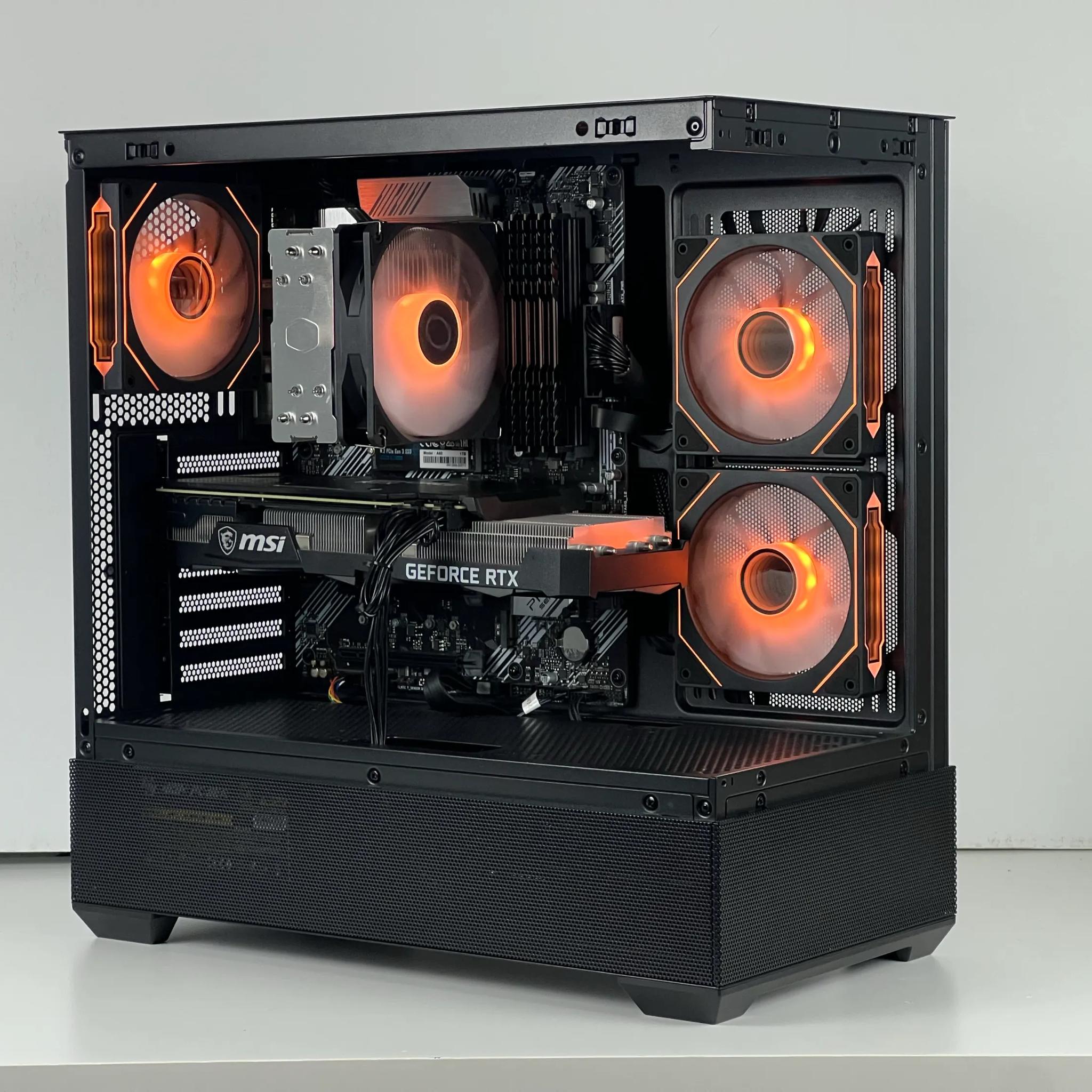 Clean Black Gaming PC | RTX 3070 | Ryzen 5 5600 | 1TB SSD | 32GB RAM