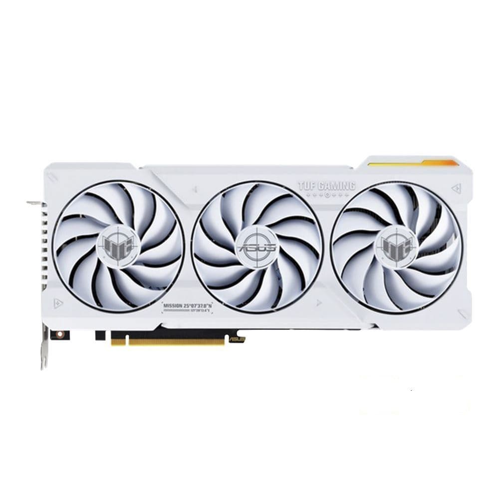 ASUS NVIDIA GeForce RTX 4070 Ti Super TUF Gaming White OC 3 Fan 16GB GDDR6X PCIe 4.0 Graphics Card