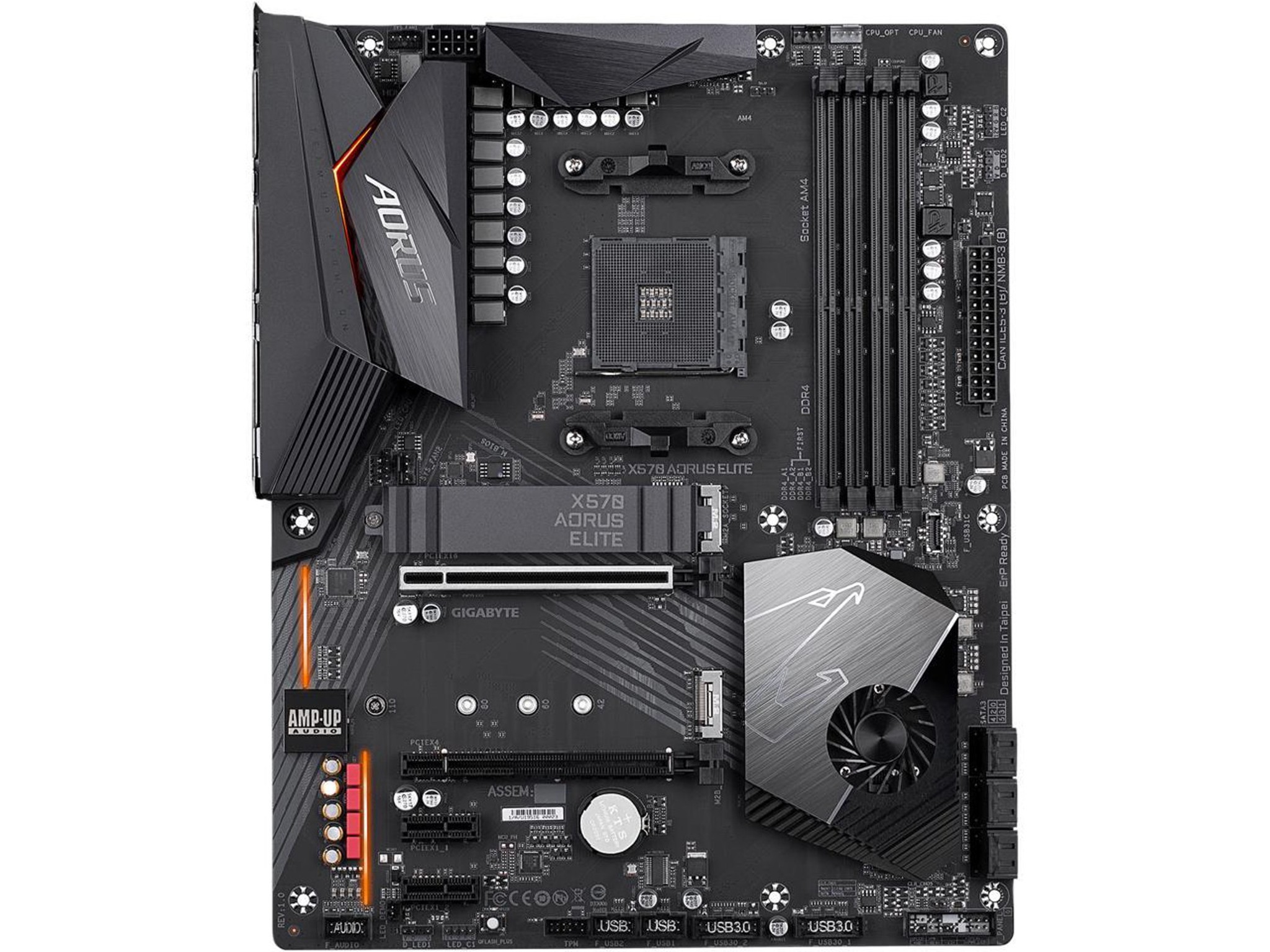 GIGABYTE X570 AORUS Elite (AMD Ryzen 3000/X570/ATX/PCIe4.0/DDR4/USB3.1)
