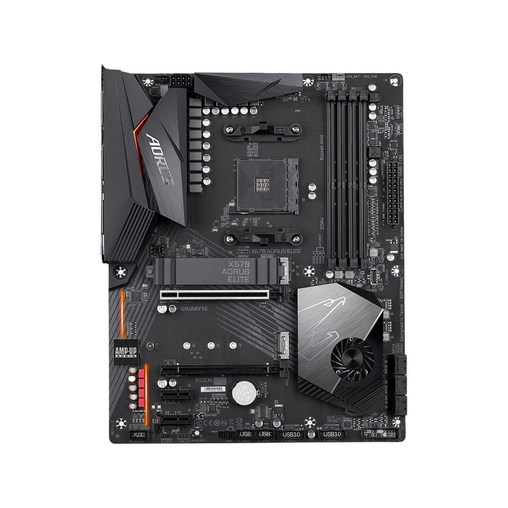 GIGABYTE X570 AORUS Elite (AMD Ryzen 3000/X570/ATX/PCIe4.0/DDR4/USB3.1)