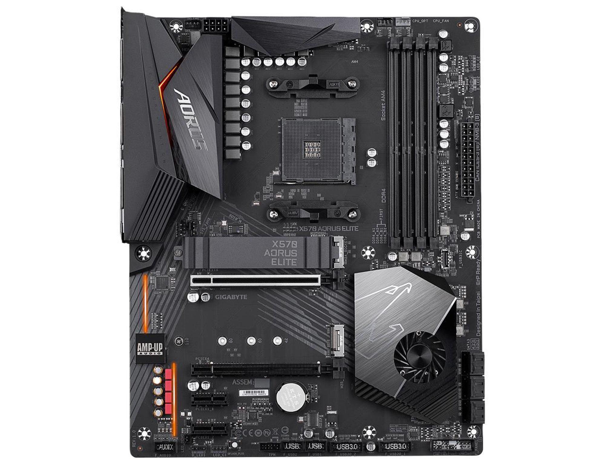 GIGABYTE X570 AORUS Elite (AMD Ryzen 3000/X570/ATX/PCIe4.0/DDR4/USB3.1)