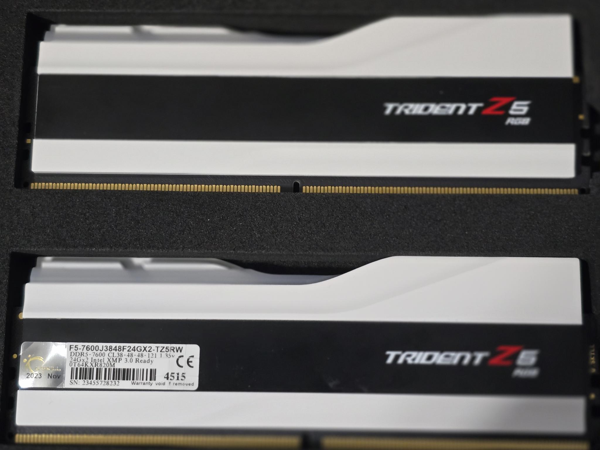 G.SKILL 7600mt 48gb DDR5 Kit