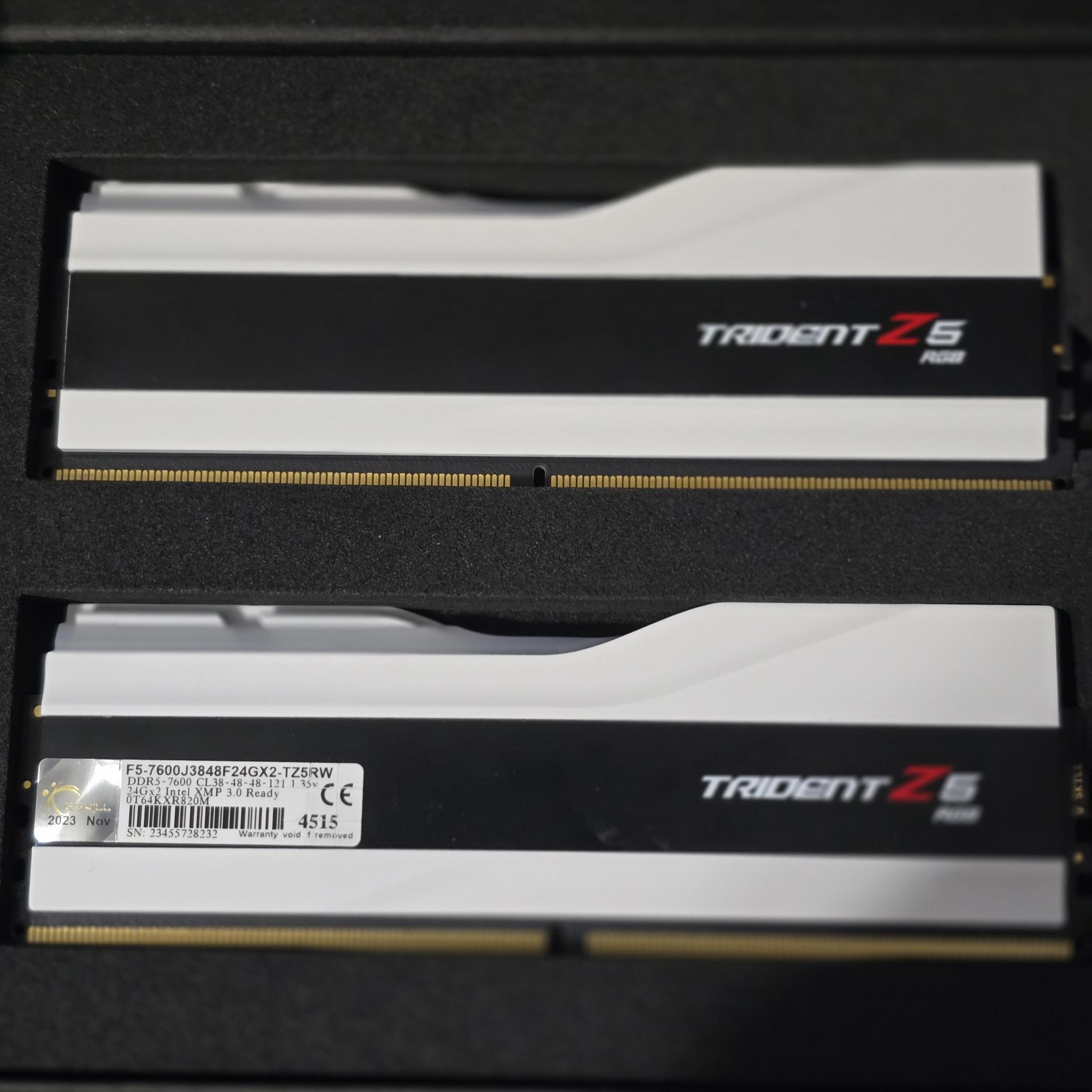 G.SKILL 7600mt 48gb DDR5 Kit