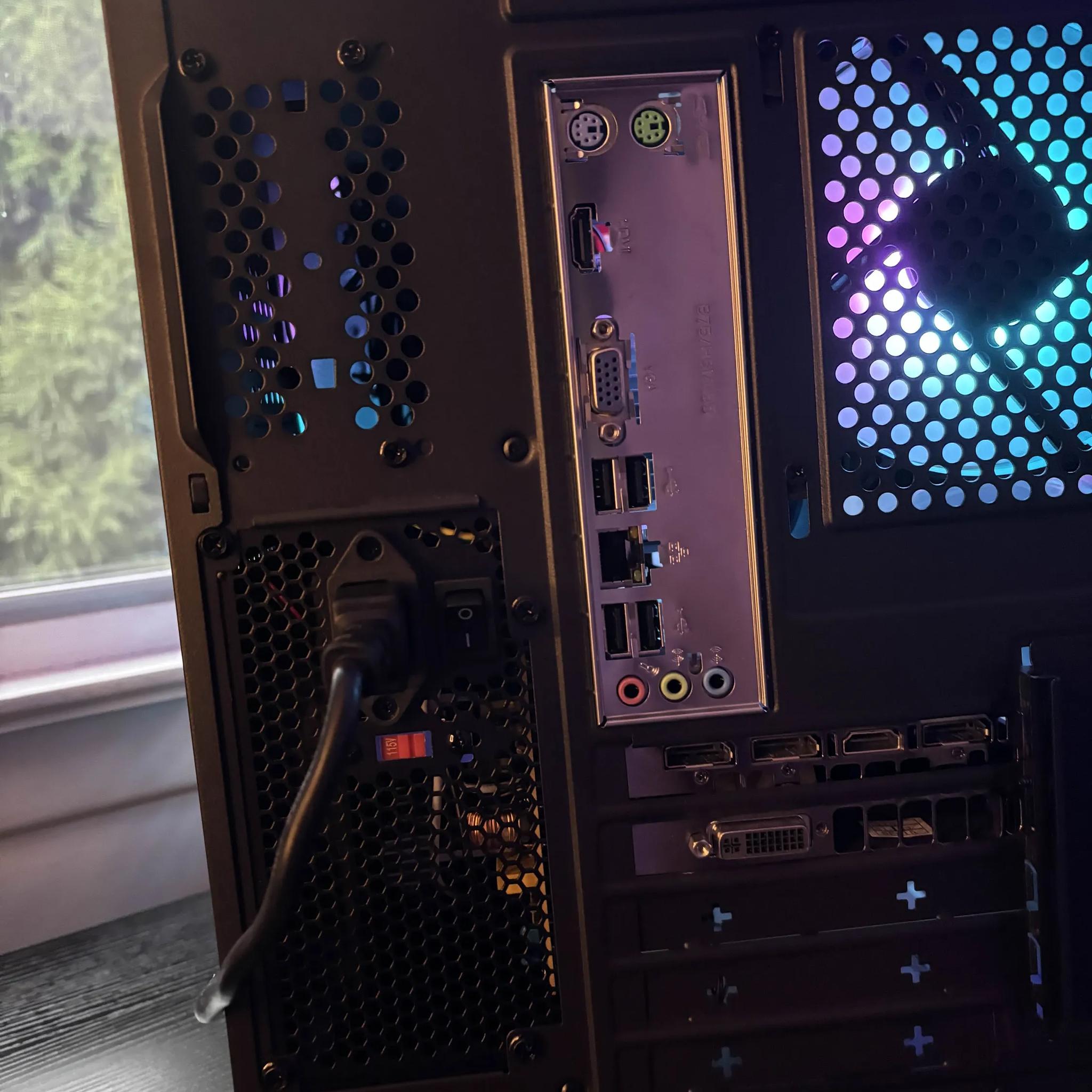 GAMING PC i5 16GB NVIDIA GTX 950 RGB Lighting RGB Fans Computer