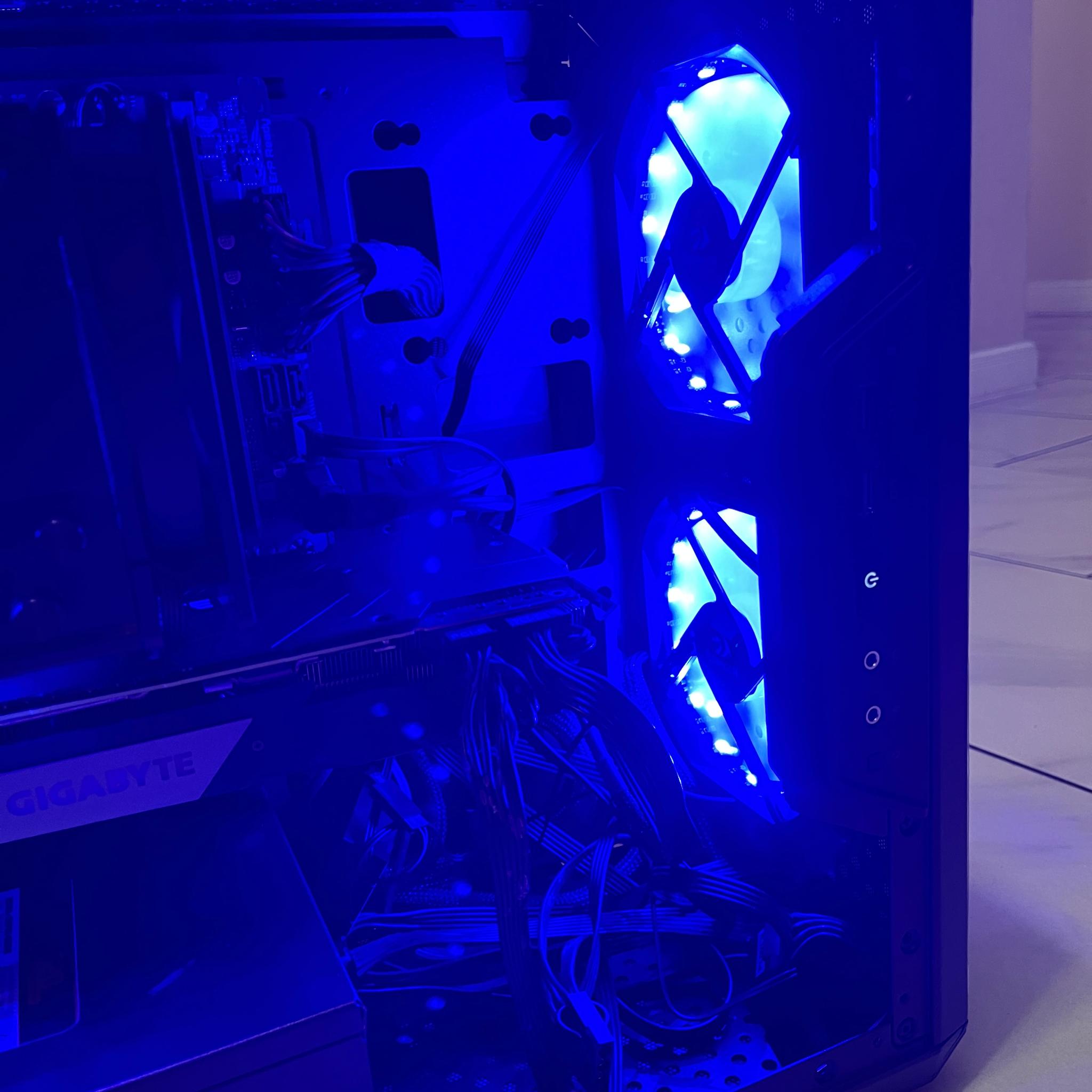 RTX 2080, Intel i5-12500, 16GB RAM, 1TB SSD, High FPS RGB Gaming PC /w Remote & Wi-Fi + BT