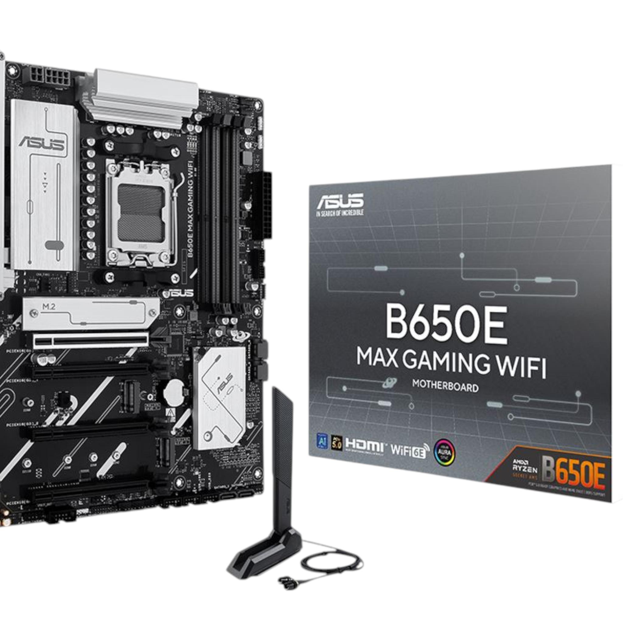 AMD Ryzen 7 7800X3D + Asus B650E Max Gaming WI-FI (CPU + Motherboard Bundle)