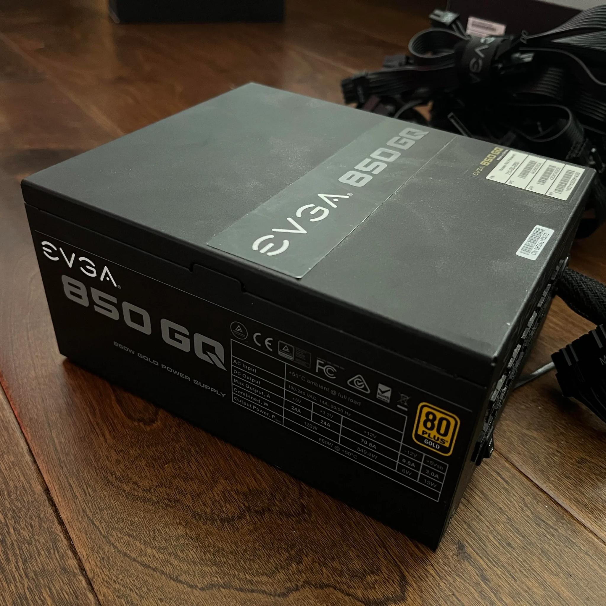 EVGA 850 GQ 80+ Gold Semi-Modular Power Supply