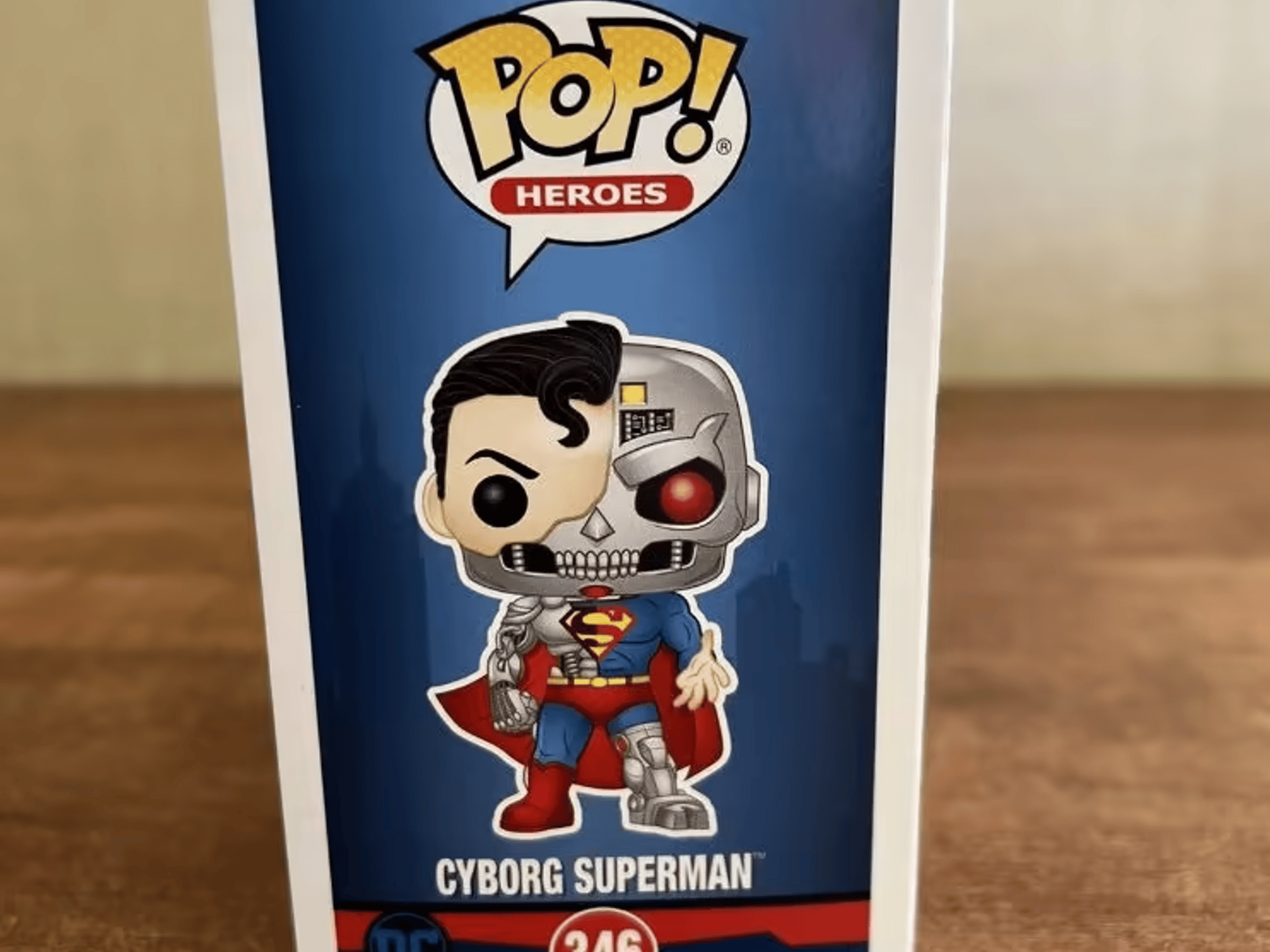Authentic Cyborg Superman Funko Pop San Diego Comic Con Sticker [SDCC] Exclusive