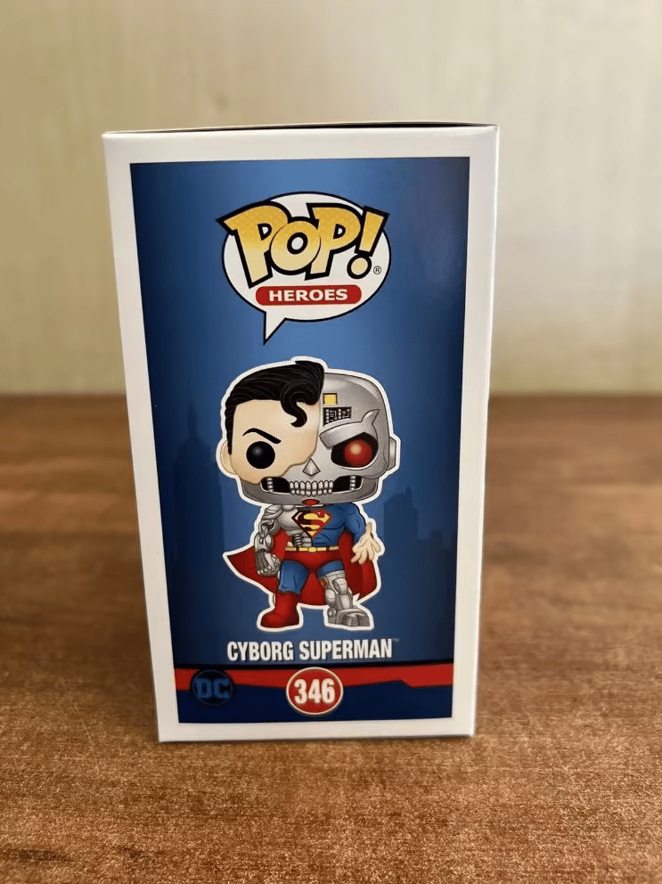 Authentic Cyborg Superman Funko Pop San Diego Comic Con Sticker [SDCC] Exclusive