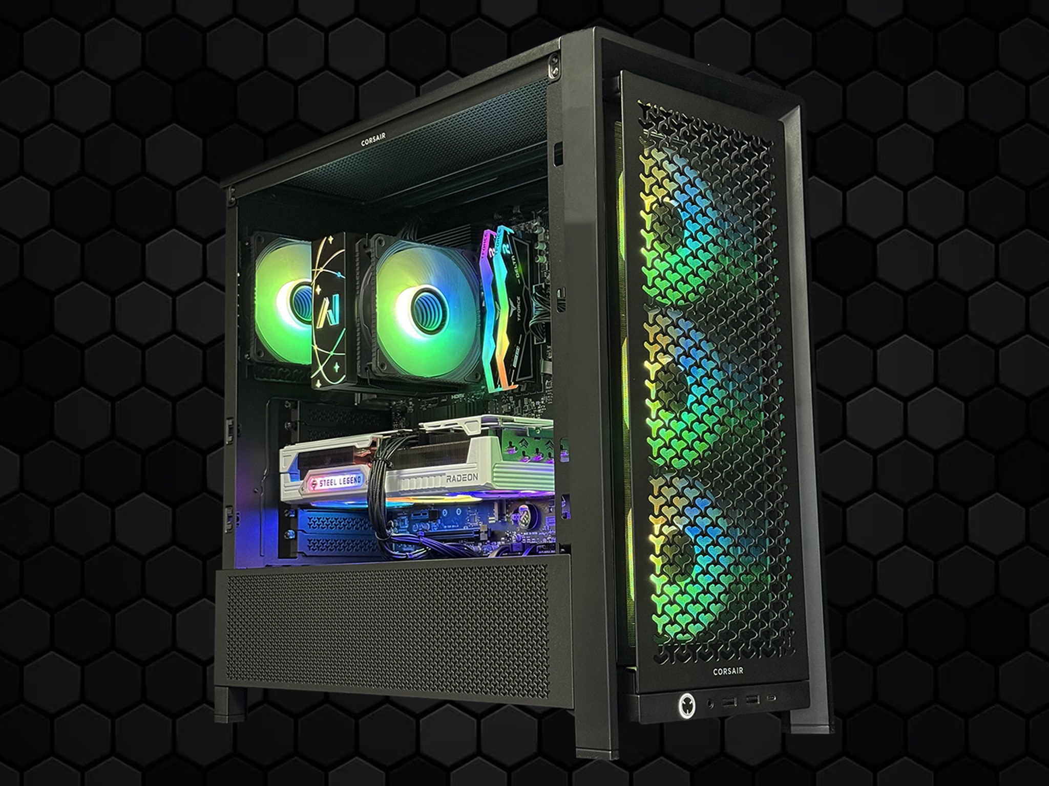 Ryzen 5 9600x | RX 9070 XT | 32GB DDR5 (6000 MT/s) | 2TB SSD | 850W Gold PSU | AMD Elite Frame