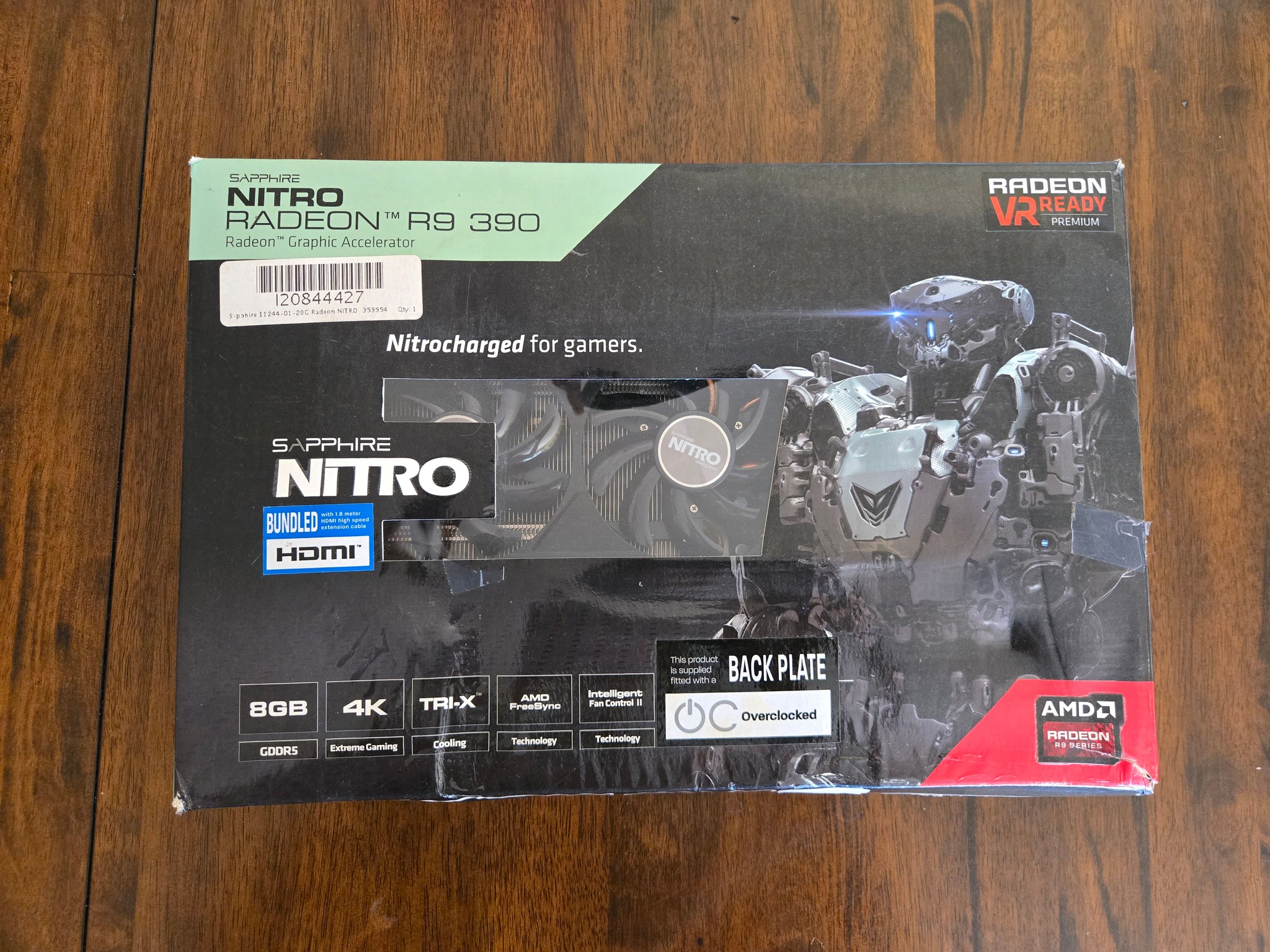 Sapphire NITRO Radeon R9 390 8GB – Open Box / Appears Unused