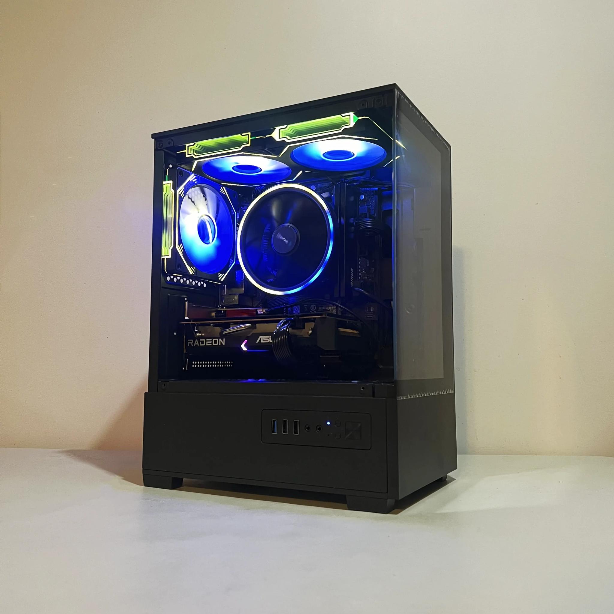 🔥SALE🔥 R5-3500x|RX 6500XT|16GB RAM|WIFI|ARGB Fans|-DepxTech Pre-Built PC