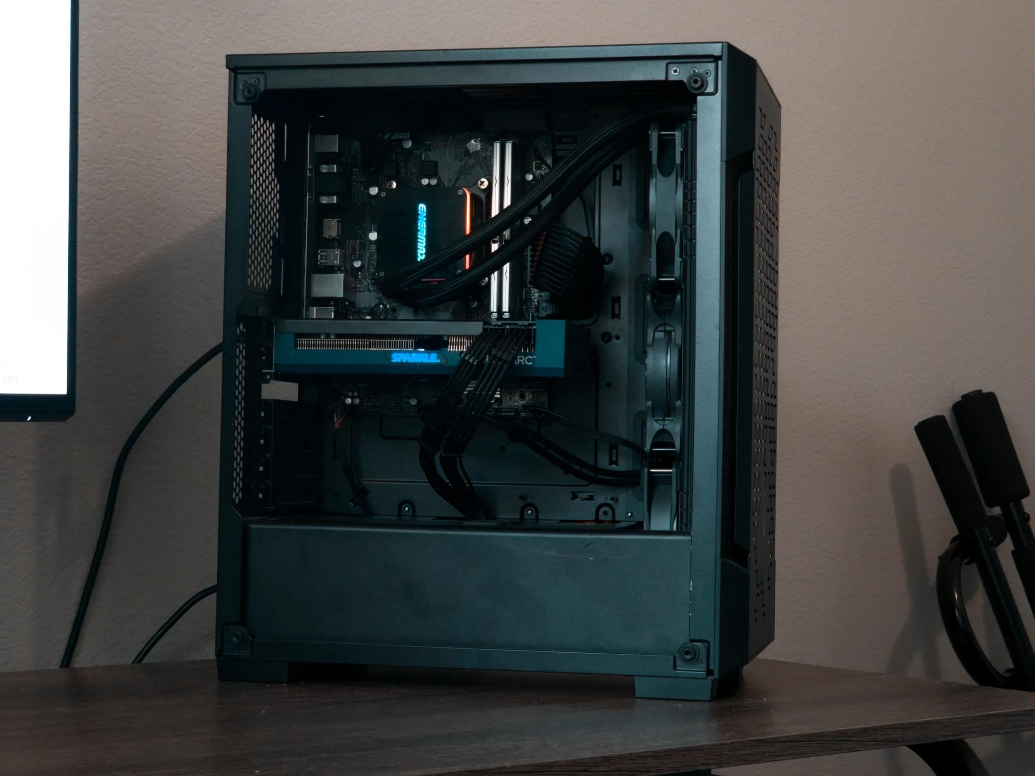 💻 Solid Gaming & Streaming PC – i7-8700 | Intel Arc A750 | 16GB DDR4 | 360mm AIO 💻