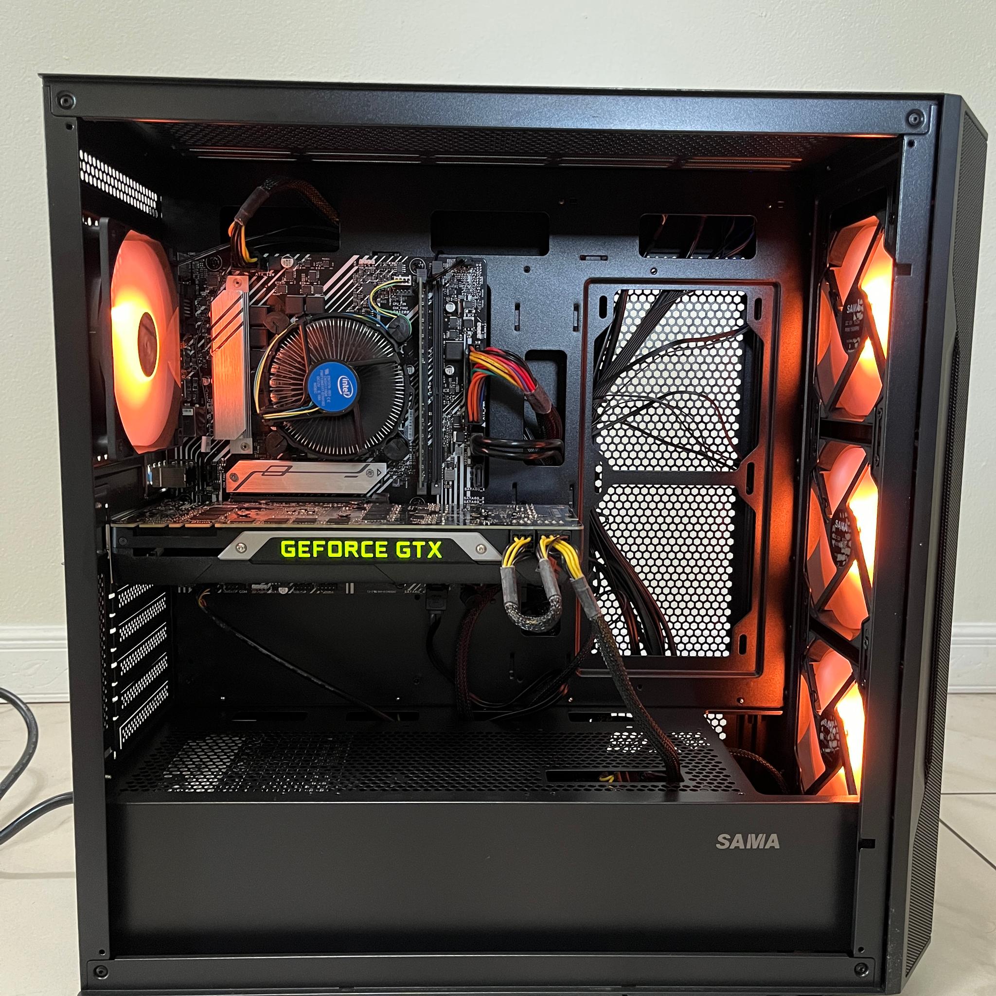 NVIDIA GTX TITAN X 12GB, Intel Core i3-10100, 16GB RAM, 1TB Storage, Gaming PC w/ Wi-Fi & BT