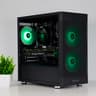 🟥⬛Black Gaming PC – GTX 1070 8G, Ryzen 5 2600, 16GB RAM, 500GB SSD - WiFi ⬛🟥