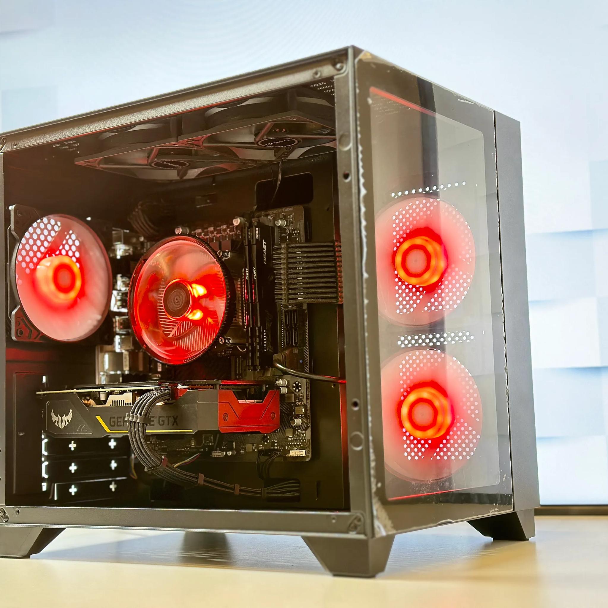 💎Hidden Gem💎Gaming PC✴️Nvidia GTX 1660 Ti✴️Intel 12100F✴️16GB DDR4✴️1TB SSD NVME