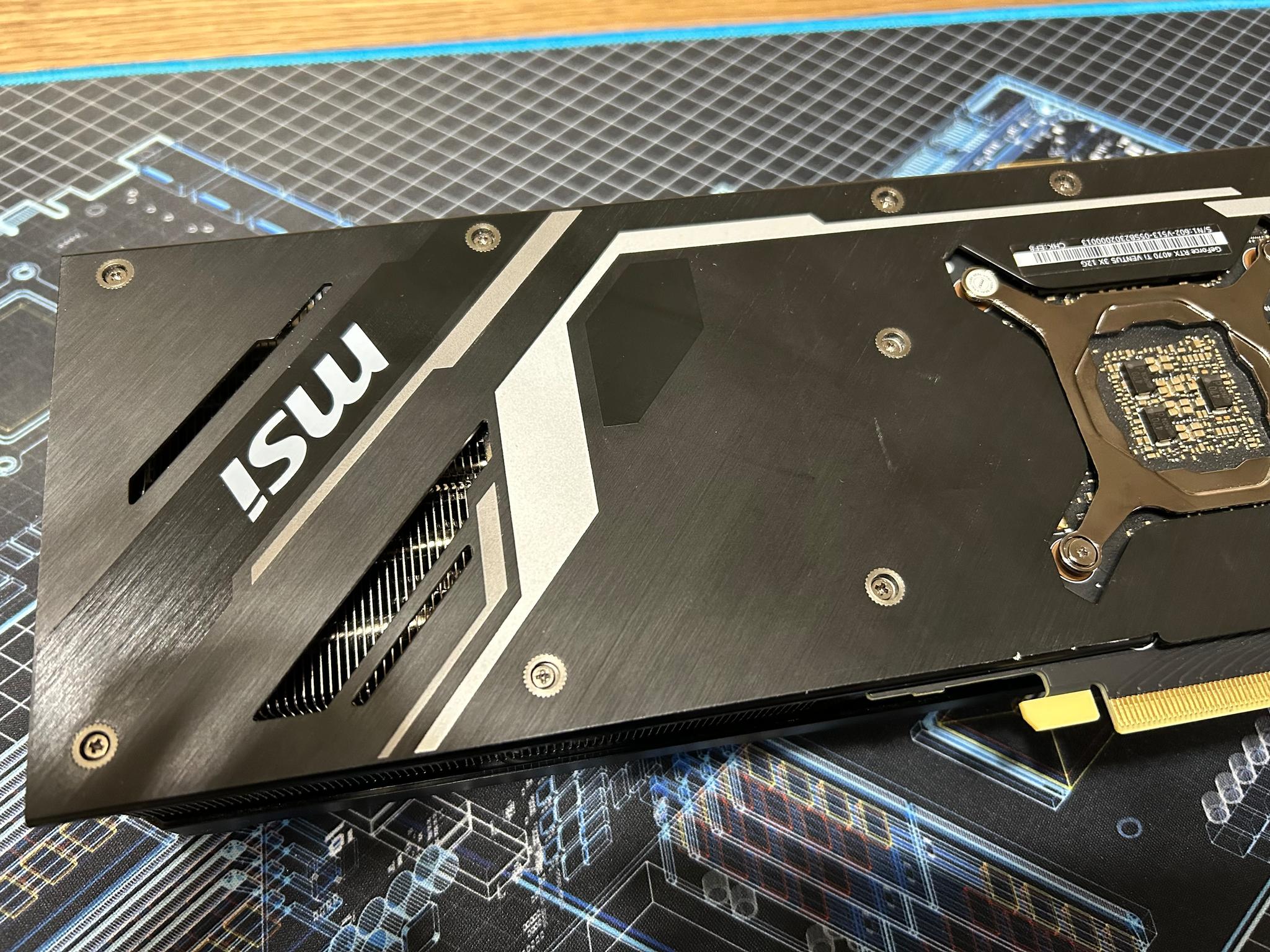 MSI RTX 4070ti Ventus X3 12GB OC