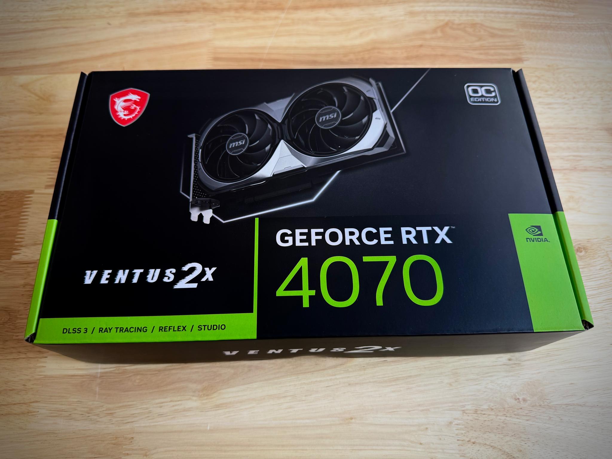 Nvidia GeForce RTX 4070 MSI Ventus2x