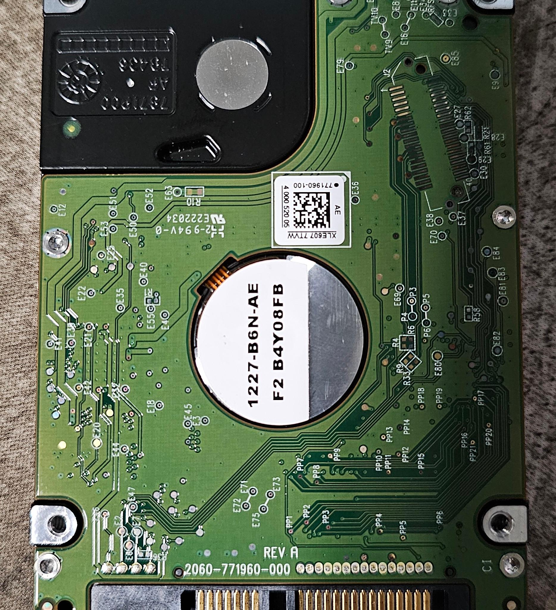 WD Blue 1TB SATAIII 2.5"x9mm 5400RPM HDD