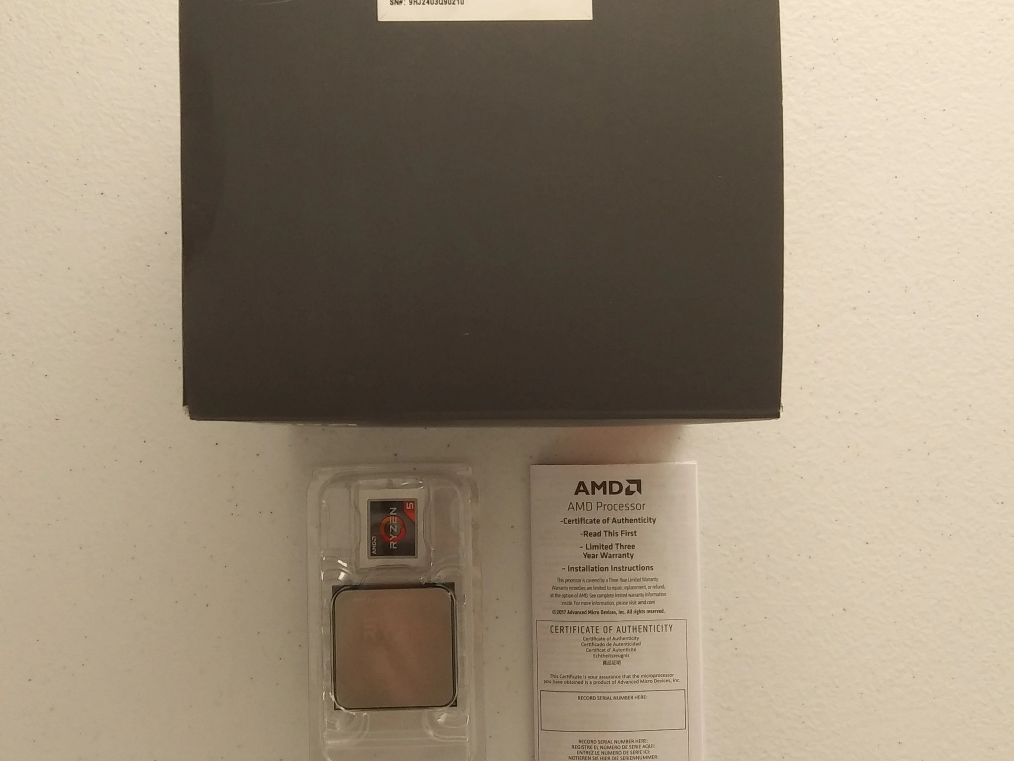 AMD Ryzen 5 2600X 6-Core, 12-Thread Processor for AM4 Motherboard