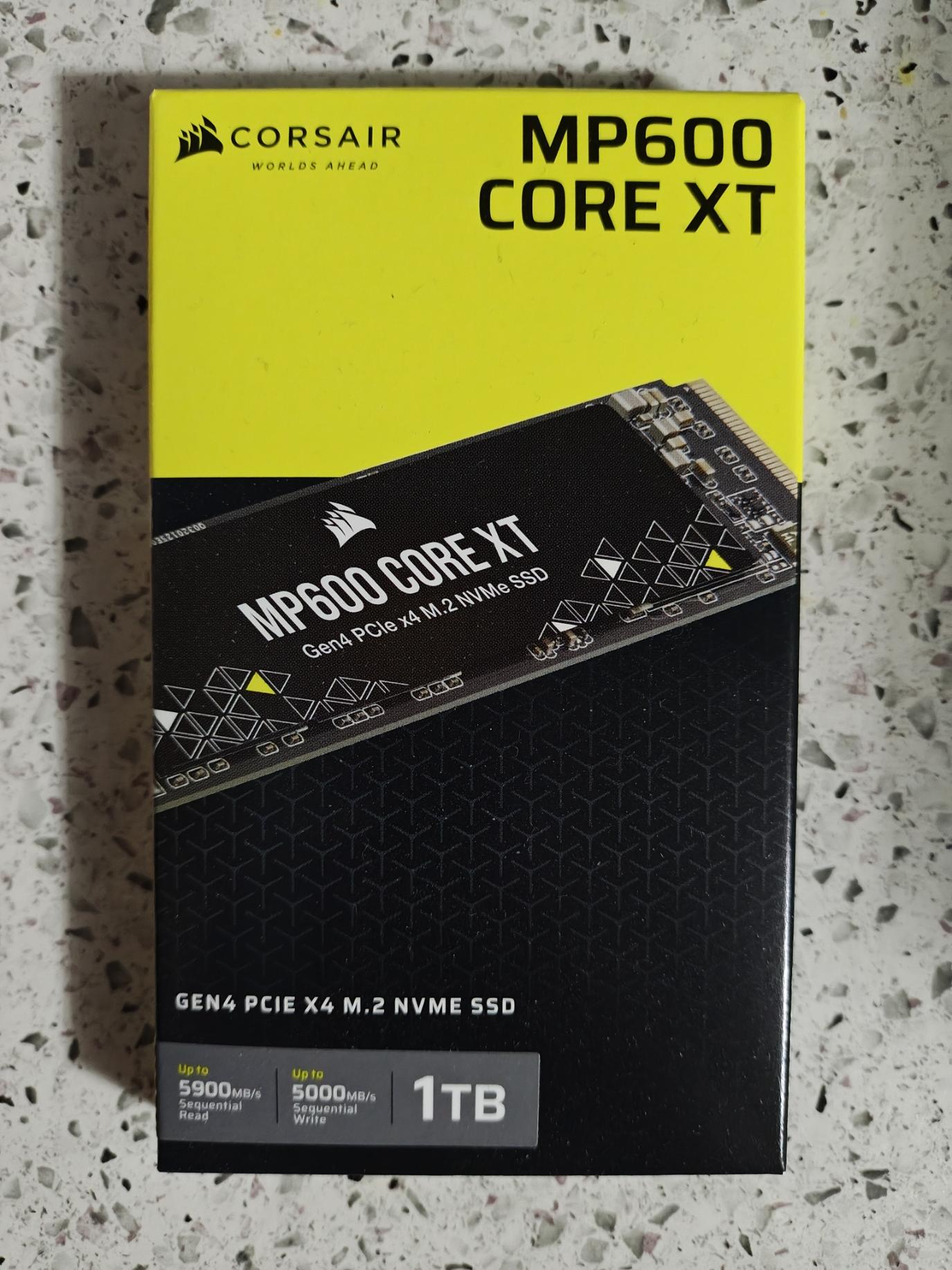 Corsair MP600 CORE XT M.2 2280 1TB PCI-Express 4.0 x4 3D QLC Internal (SSD) CSSD-F1000GBMP600CXTR2