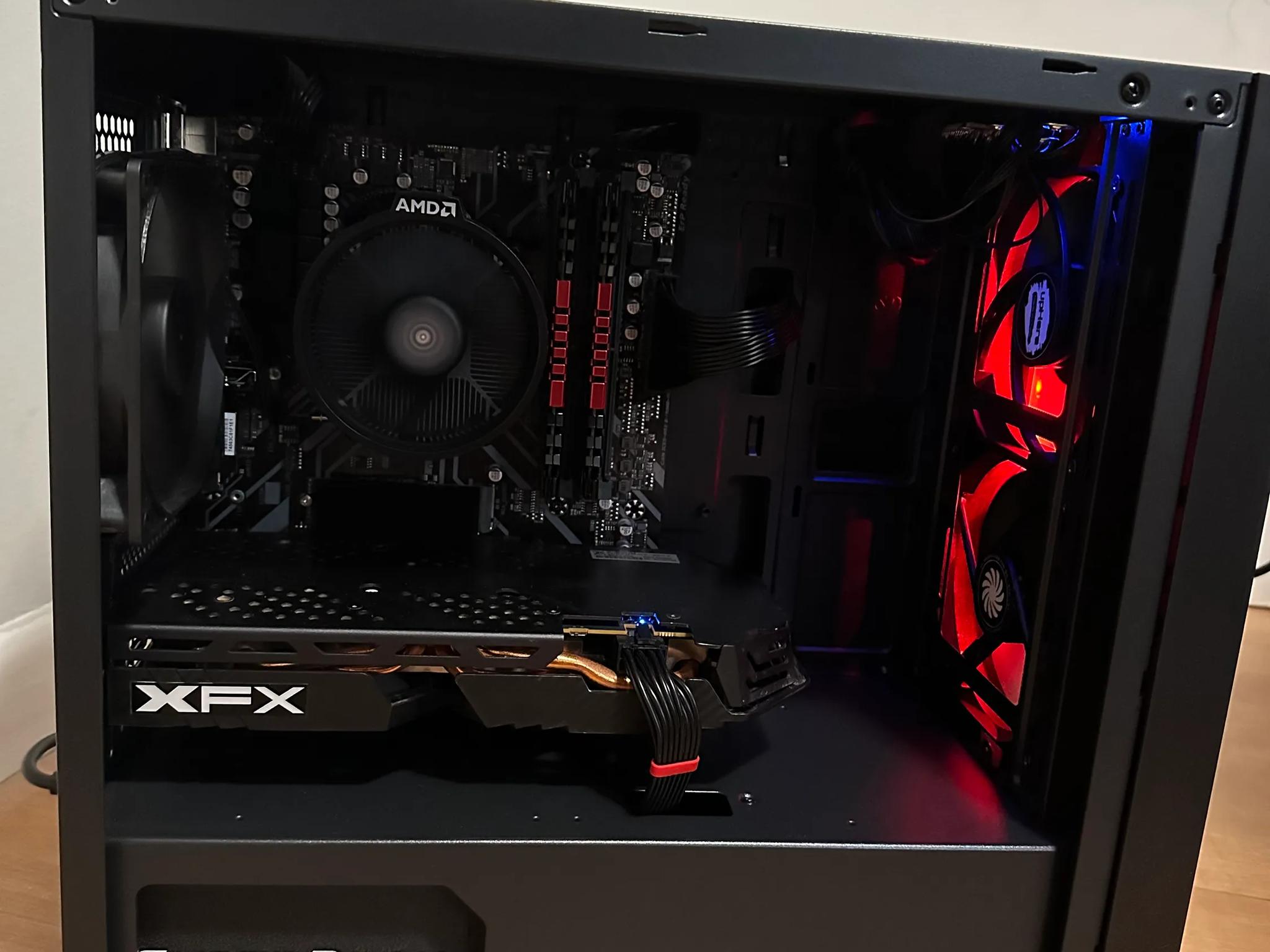 RX 580 8gb Ryzen 5 4500 Value Gaming PC RGB.