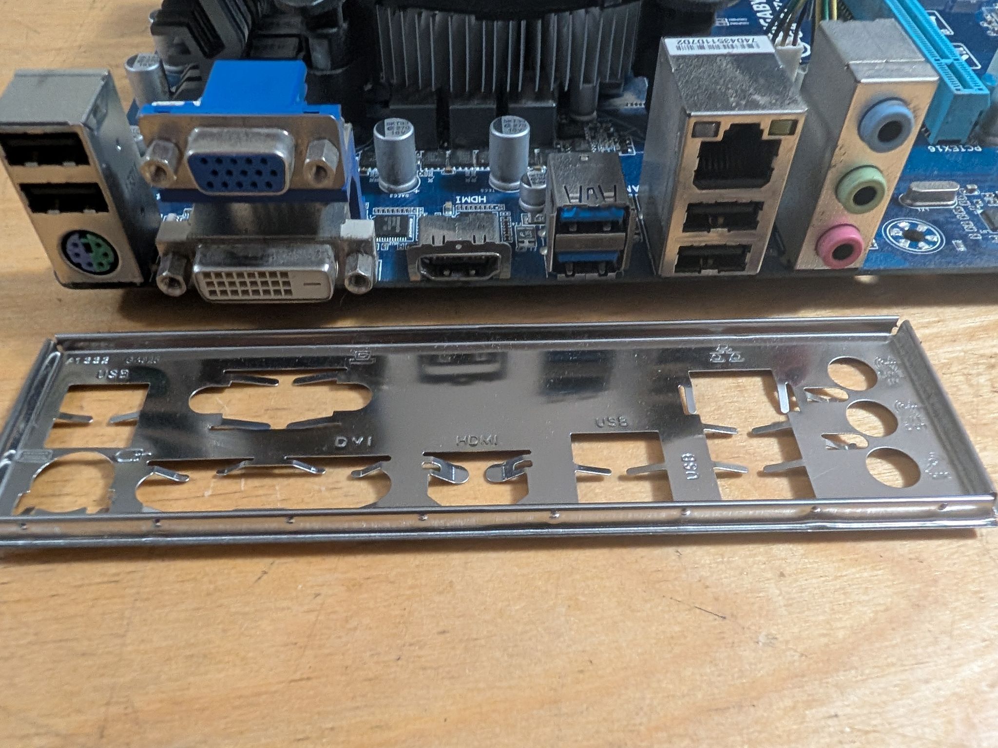 I7 3770 + Z77 motherboard + 16GB DDR3 + GT210 1GB