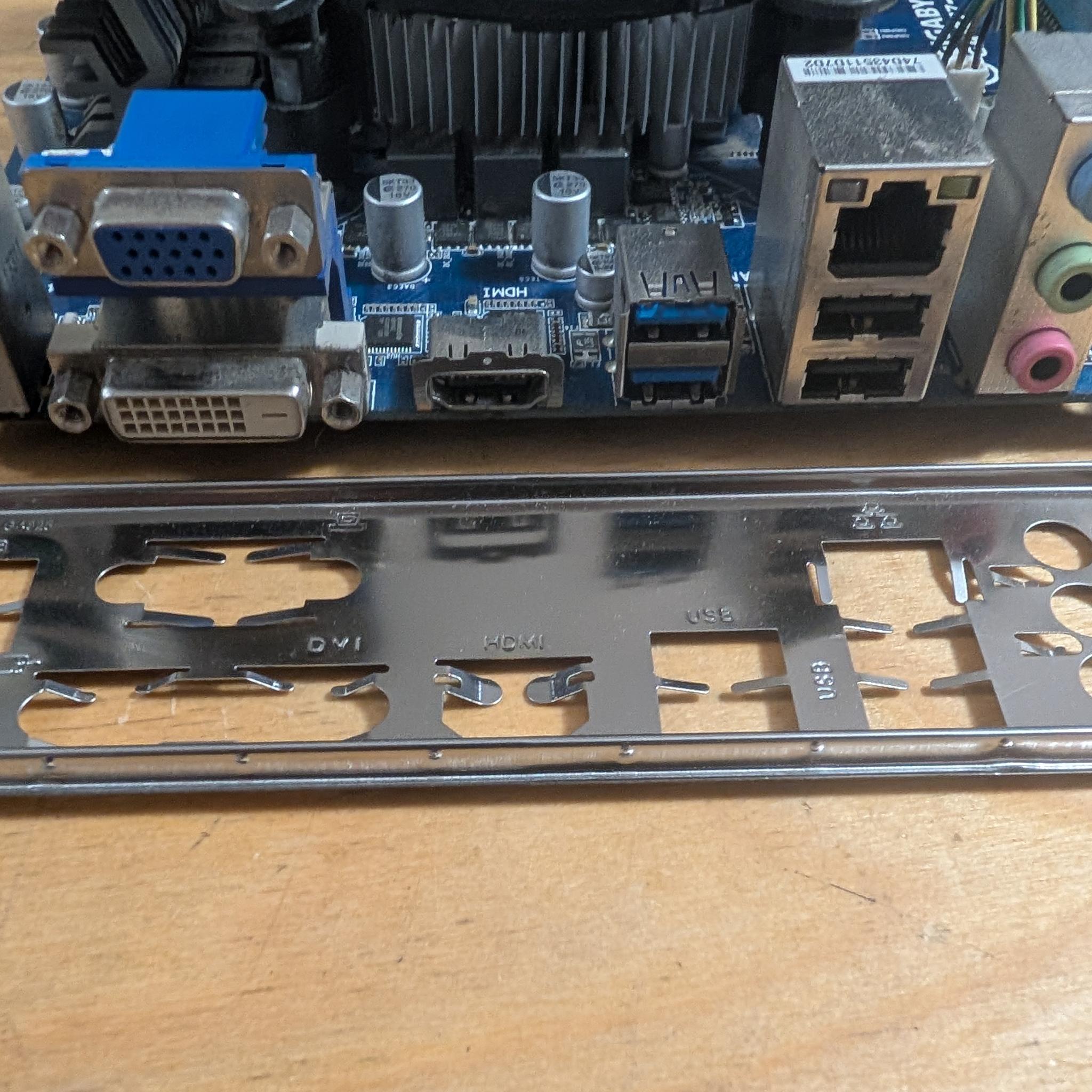 I7 3770 + Z77 motherboard + 16GB DDR3 + GT210 1GB