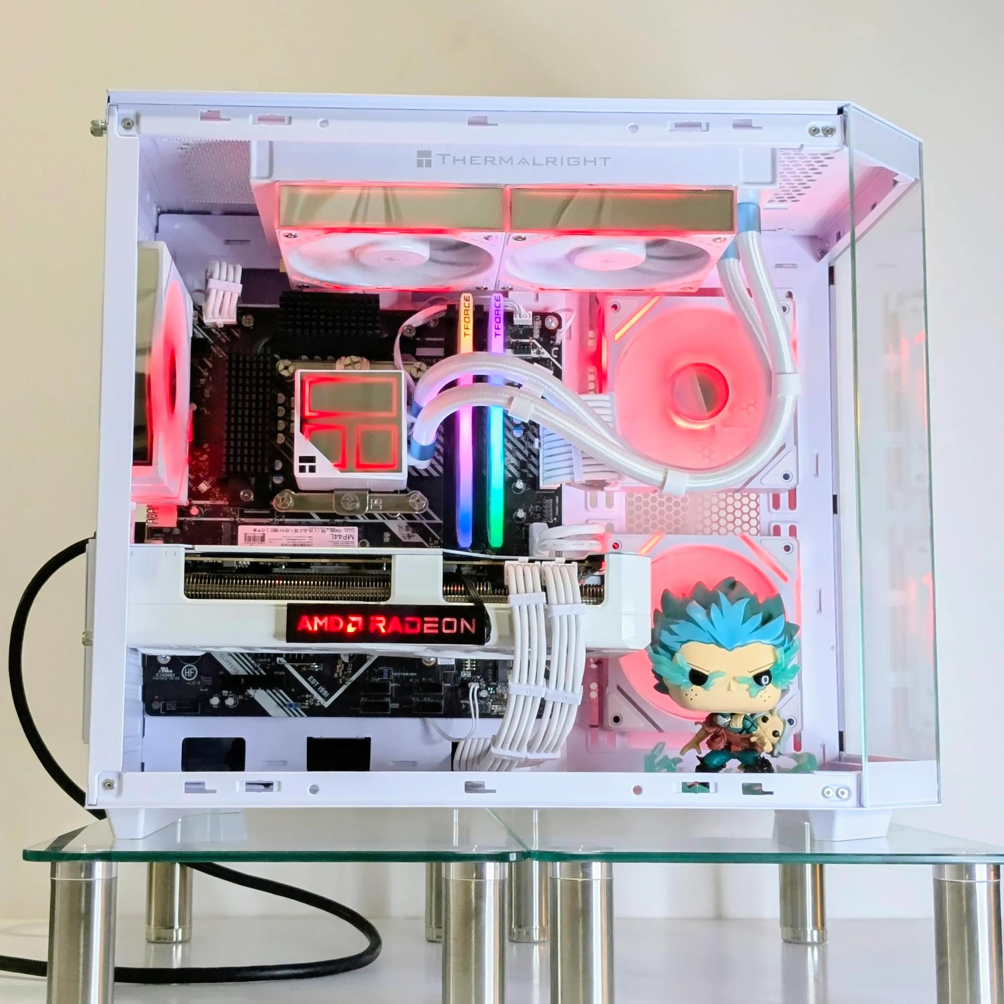 🧊⚡️Infinite Deku 2.0🤍RX 7900GRE🤍I5-12600K🤍Z690(OC*)🤍32GB TFORCE RAM🤍1TB NVMe SSD🤍Windows 11 Pro