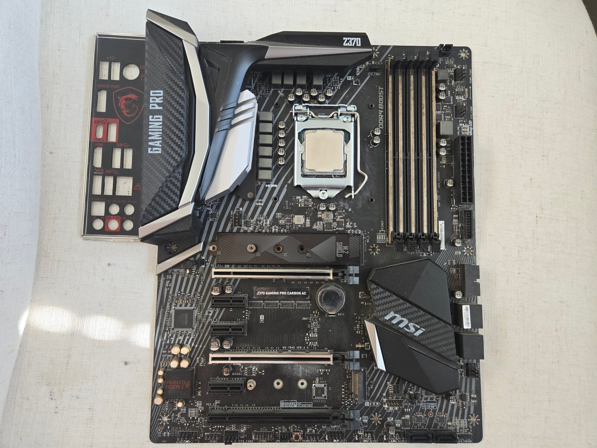 i7-8700K + Z370 Gaming Pro Carbon AC Bundle - Used