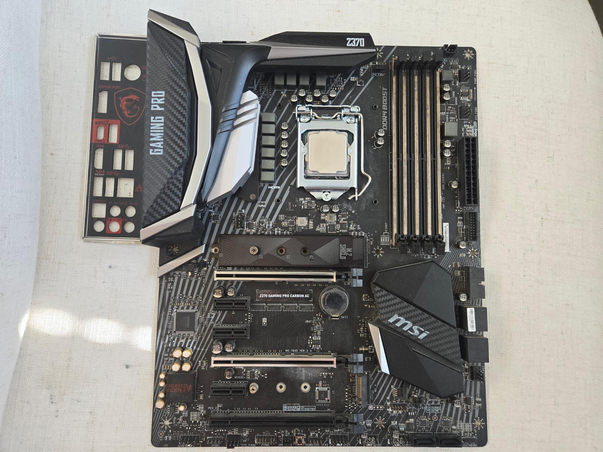 i7-8700K + Z370 Gaming Pro Carbon AC Bundle - Used
