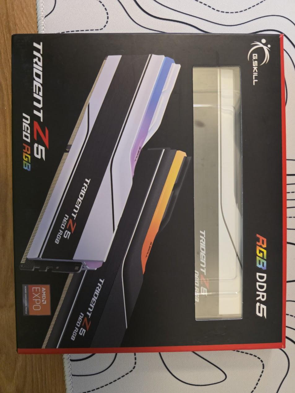 G.SKILL Trident Z5 Neo RGB Expo DDR5 64GB 2x32GB 6000MT CL30-36-36-96 F5-6000J3036G32GX2-TZ5NRW