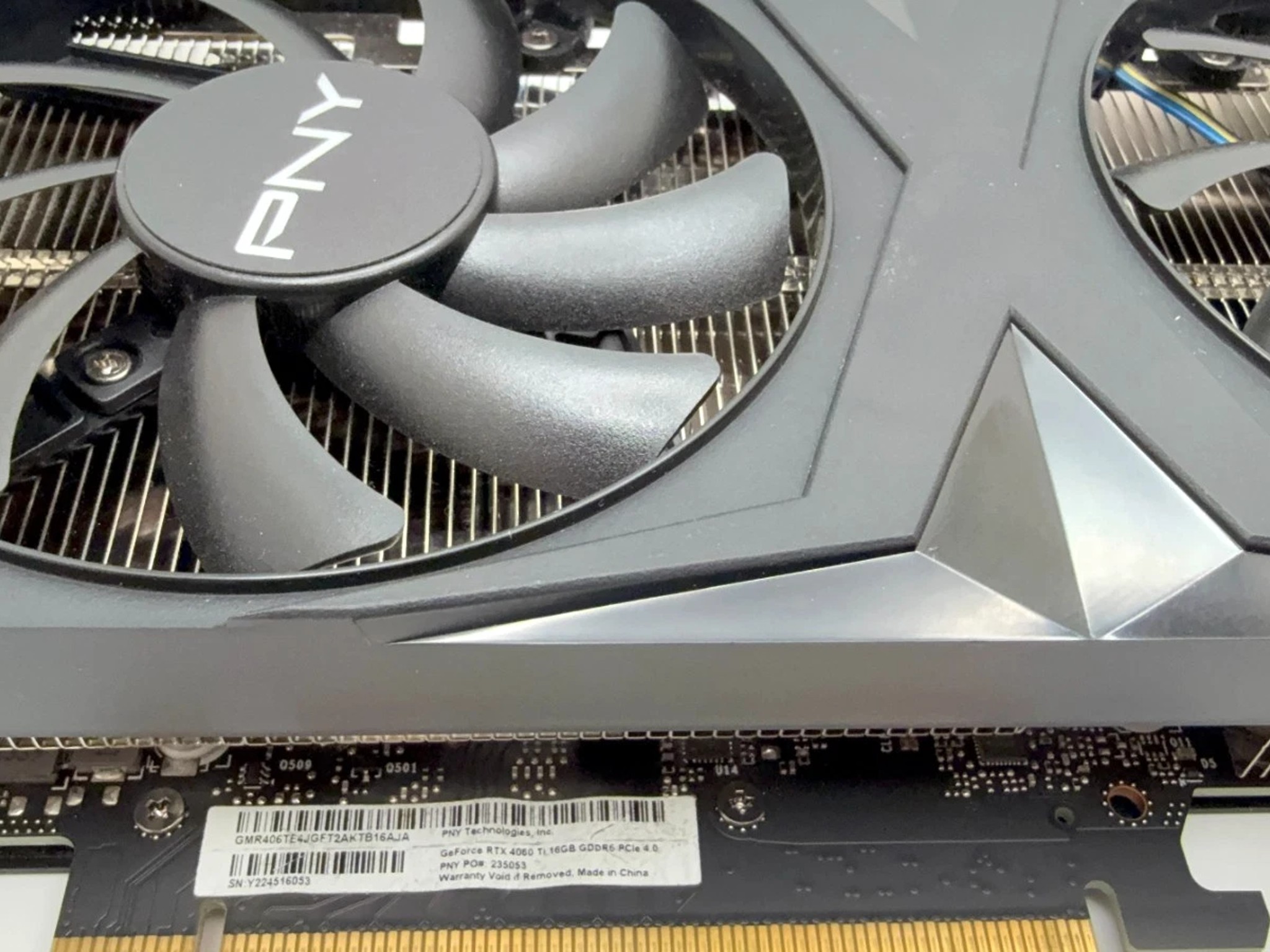 PNY GeForce RTX 4060 Ti 16GB GDDR6 Graphics Card VCG4060T16DFXPB1