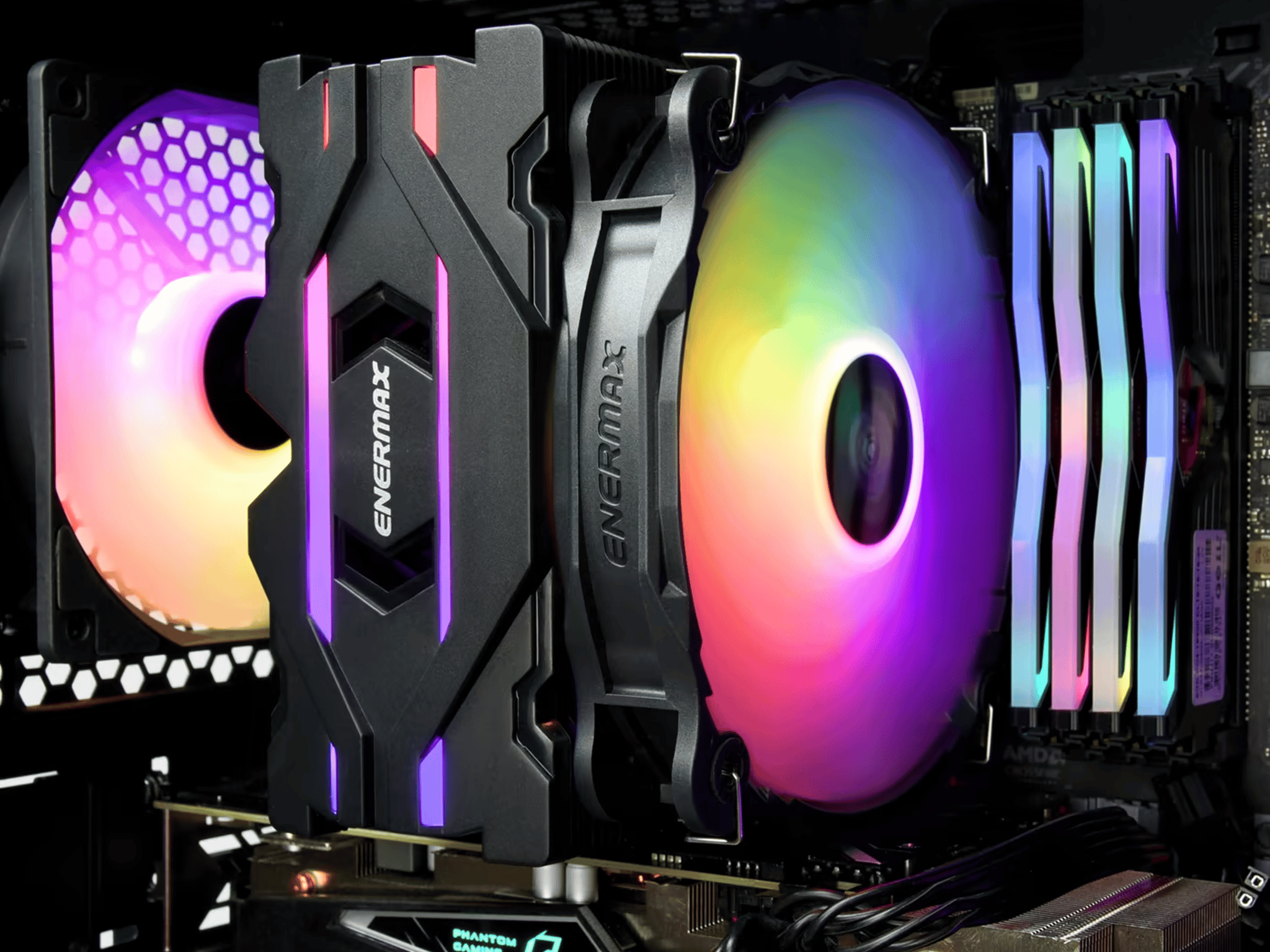 Enermax ETS-F40 140mm ARGB CPU Air Cooler -  LGA 1700 & AM5 Kit Included