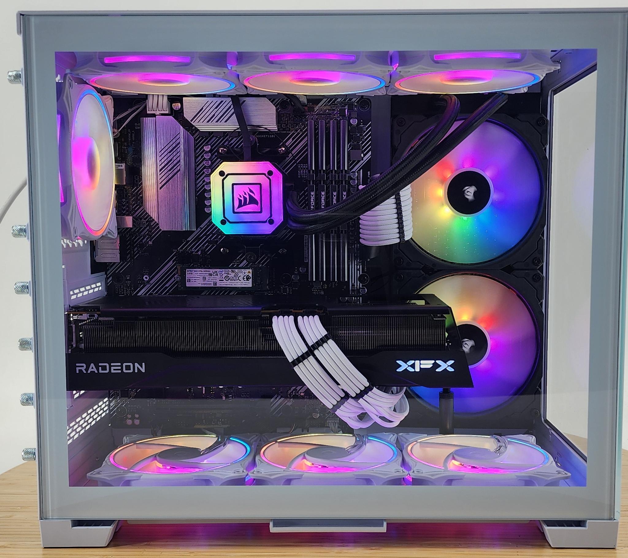 Gaming PC Ryzen 7 5800X3D 32GB RAM 2TB SSD RX 9070 XT 16GB Windows 11 Computer