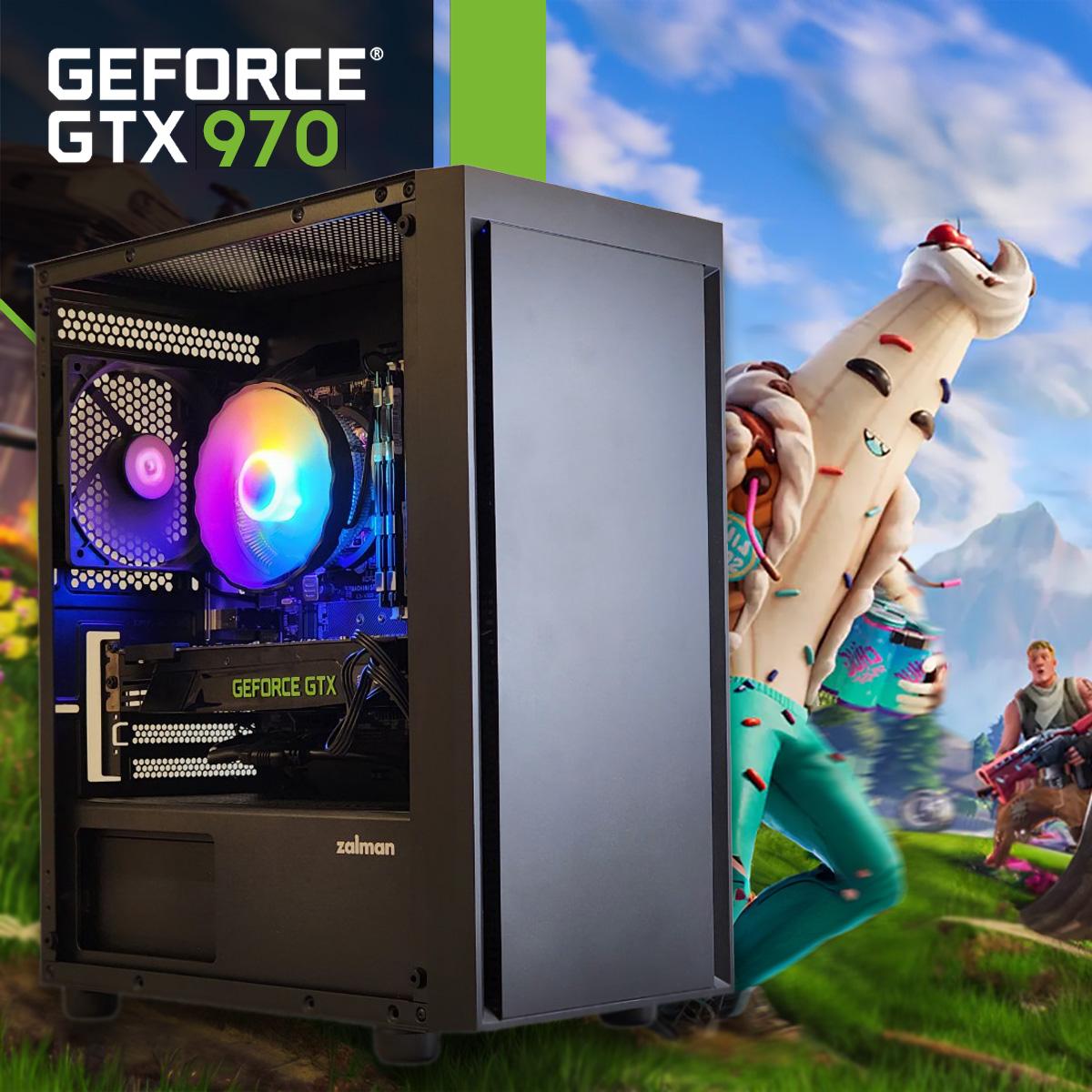 💰 Budget Gaming PC | GEFORCE GTX 970, INTEL 8-CORE CPU, 16GB RAM, 128GB SSD + 320GB HDD, WIFI & BT