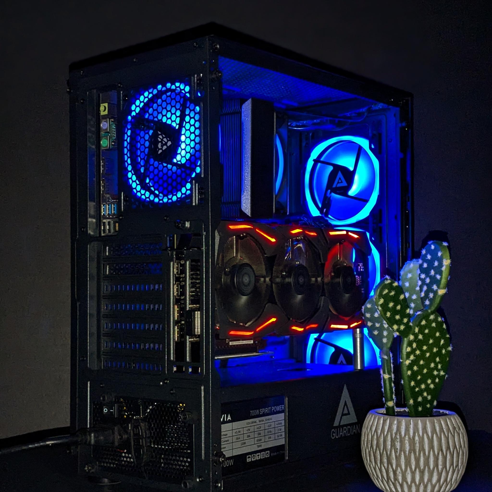 1080p Gaming PC⚫️RX VEGA 56 8GB⚫️I5-8600@4.2GHz⚫️16GB DDR4 RAM⚫️1TB NVMe SSD⚫️Windows 11 Pro