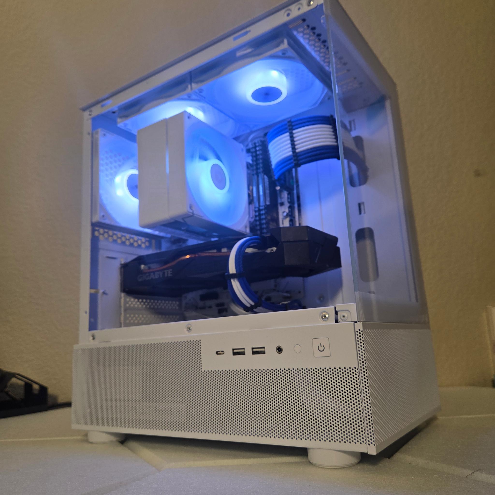 RTX 2070 Gaming PC | Ryzen 5 | 16GB RAM | White RGB Build🖤🤍❄️💙WIFI
