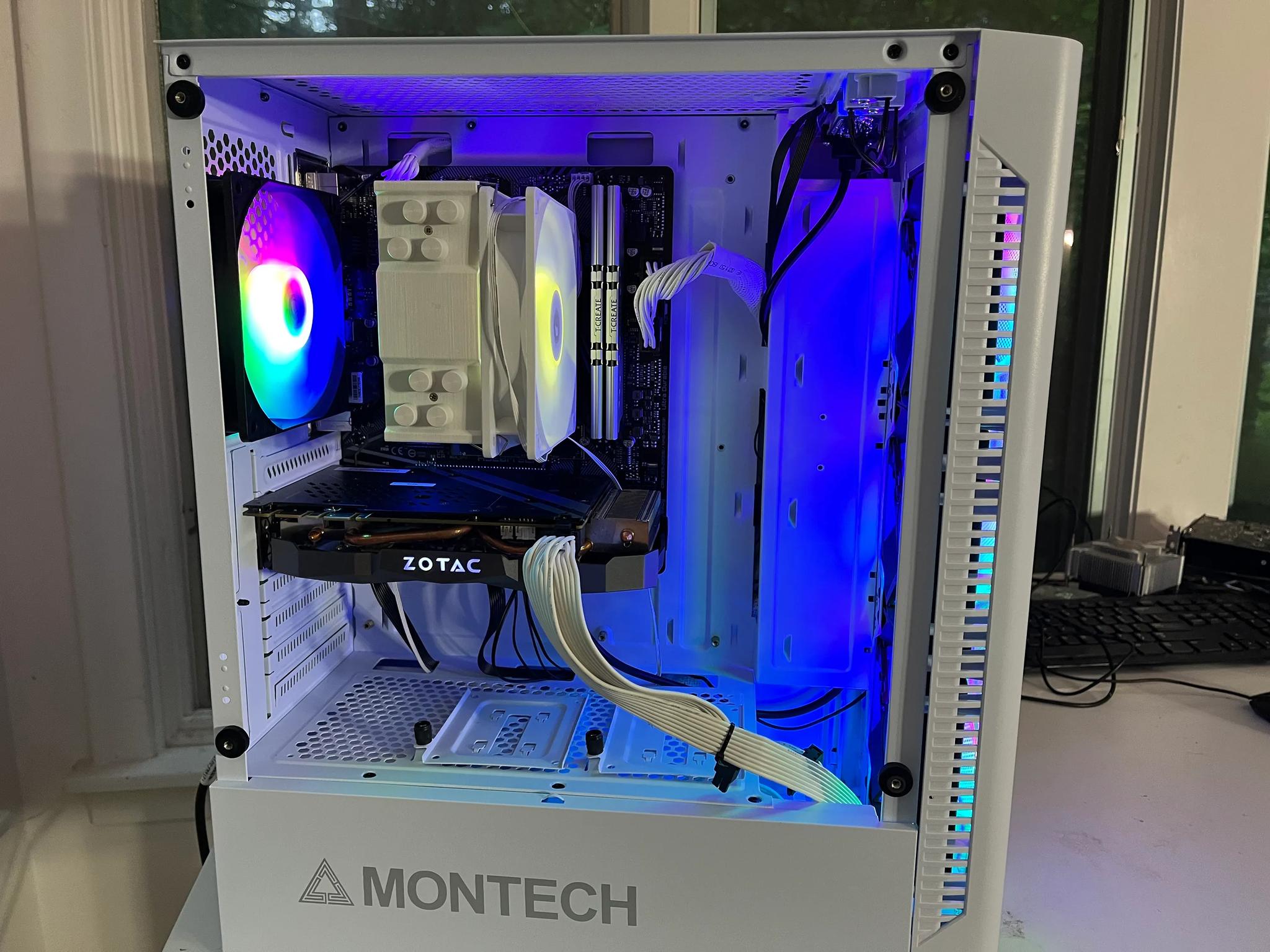 Budget White Gaming PC | GTX 1070 | Ryzen 5 | 1TB SSD | 16GB RAM | RGB