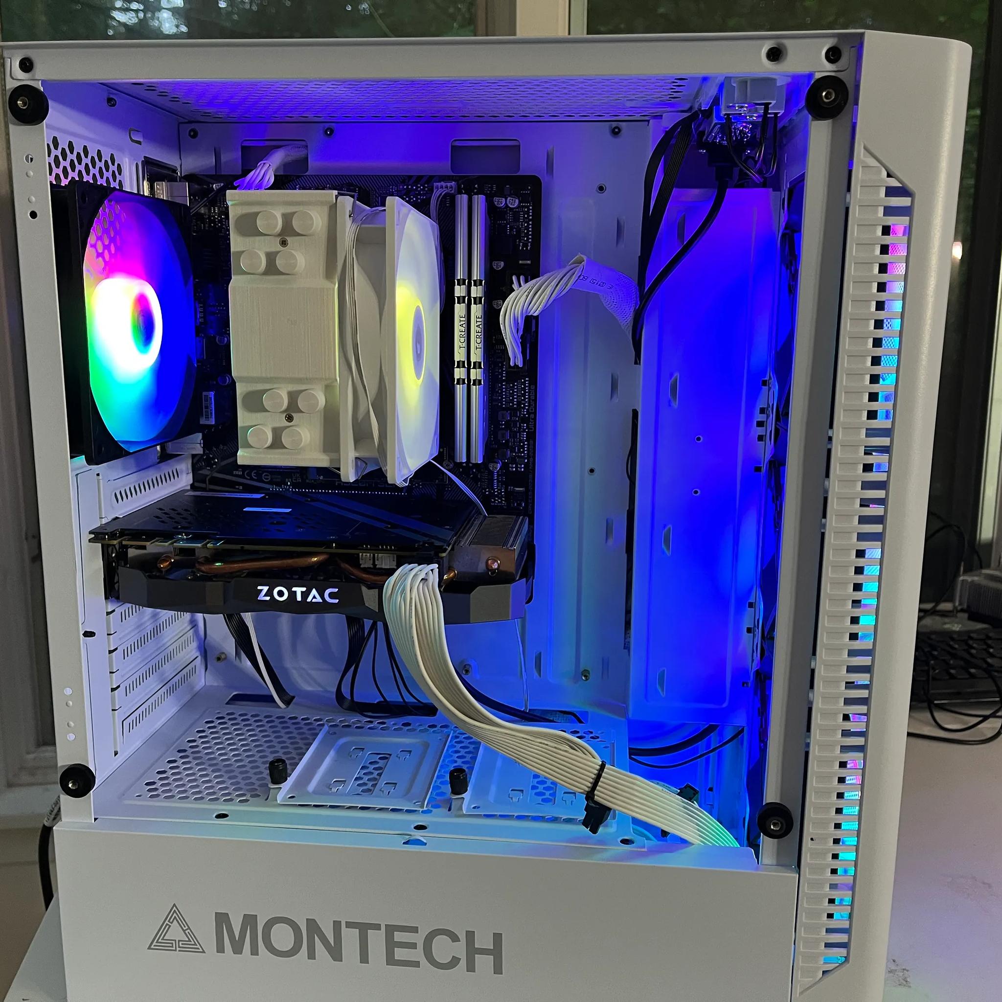 Budget White Gaming PC | GTX 1070 | Ryzen 5 | 1TB SSD | 16GB RAM | RGB
