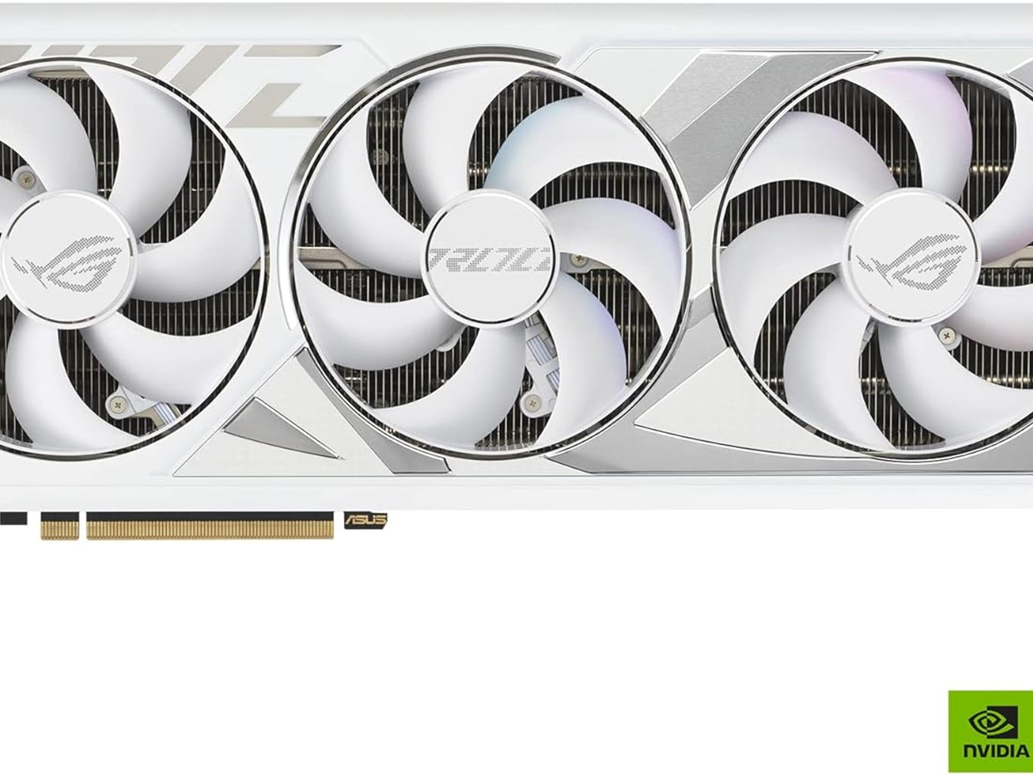 ASUS ROG Strix GeForce RTX 4080 OC 16GB GDDR6X White Gaming Video Graphics Card